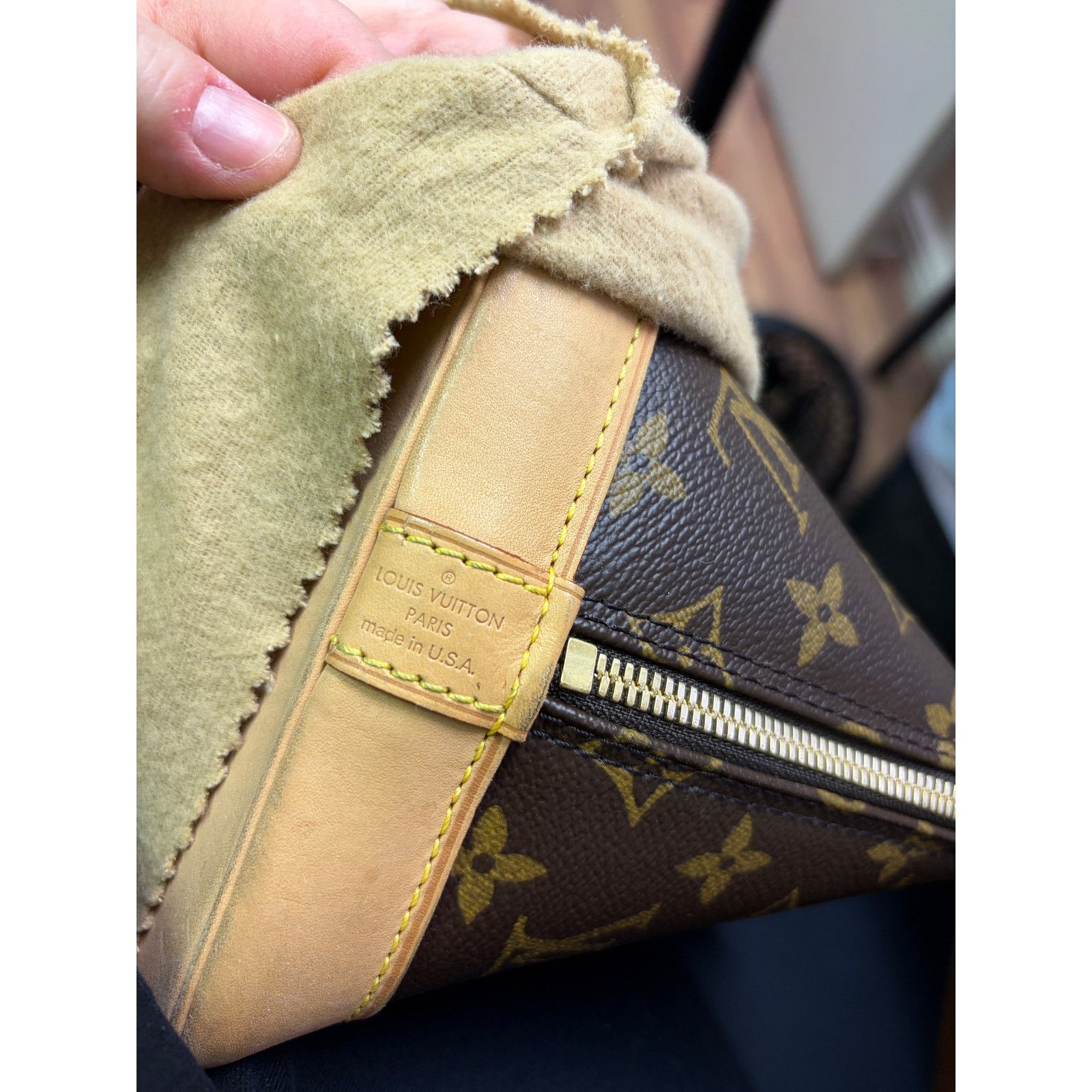 Louis Vuitton VTG Louis Vuitton Alma Handbag Monogram Canvas Made In USA Size ONE SIZE - 15 Thumbnail