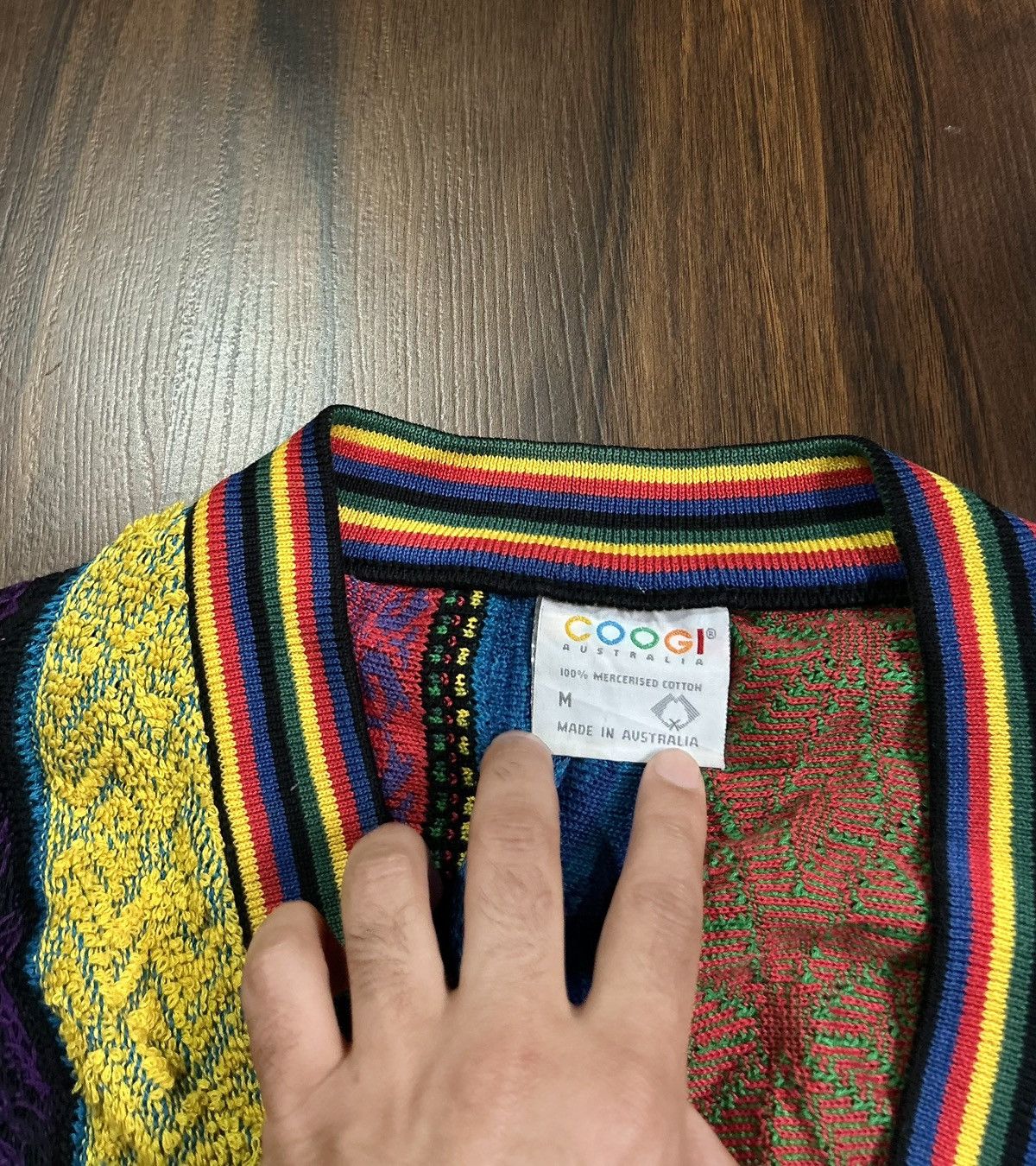 Coogi RAREST COOGI 3D COLOURED CARDIGAN Size US L / EU 52-54 / 3 - 7 Thumbnail