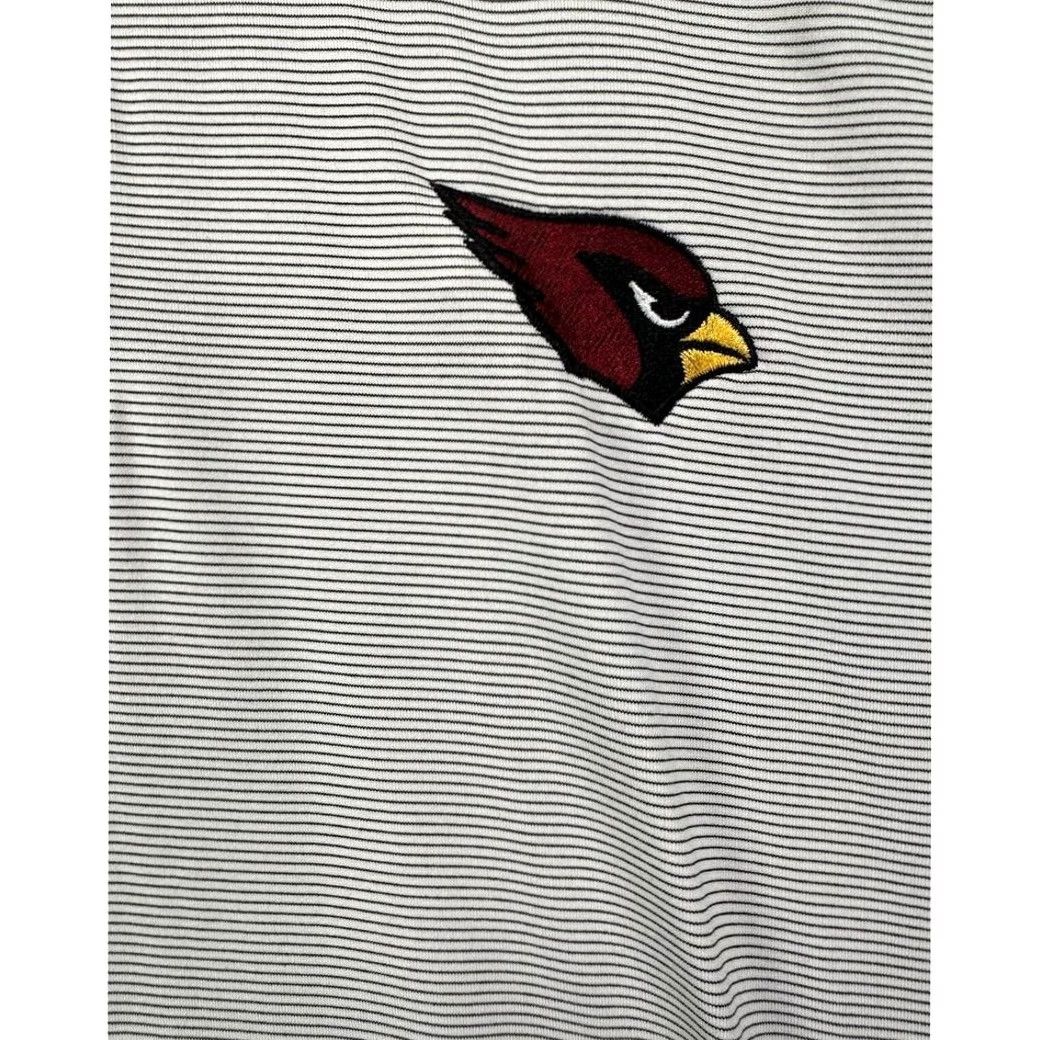 Under Armour Under Armour Polo Shirt Mens Medium White Black Stripes Arizona Cardinals Rugby Golf College Sports Outdoor Loose Stretch Size US M / EU 48-50 / 2 - 6 Thumbnail