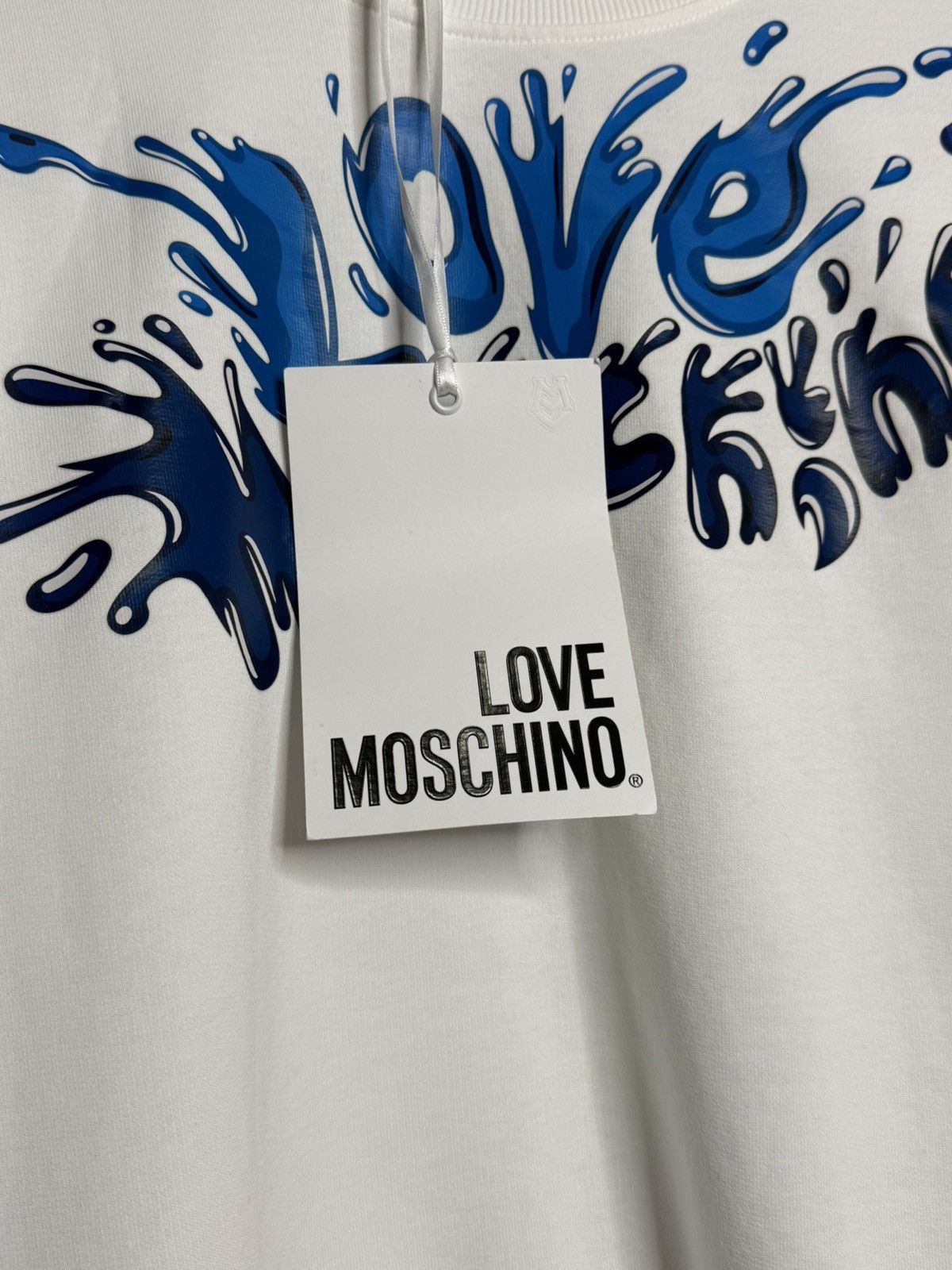 Moschino Love Moschino big logo luxury cotton sweatshirt size 48 Size US M / EU 48-50 / 2 - 8 Thumbnail