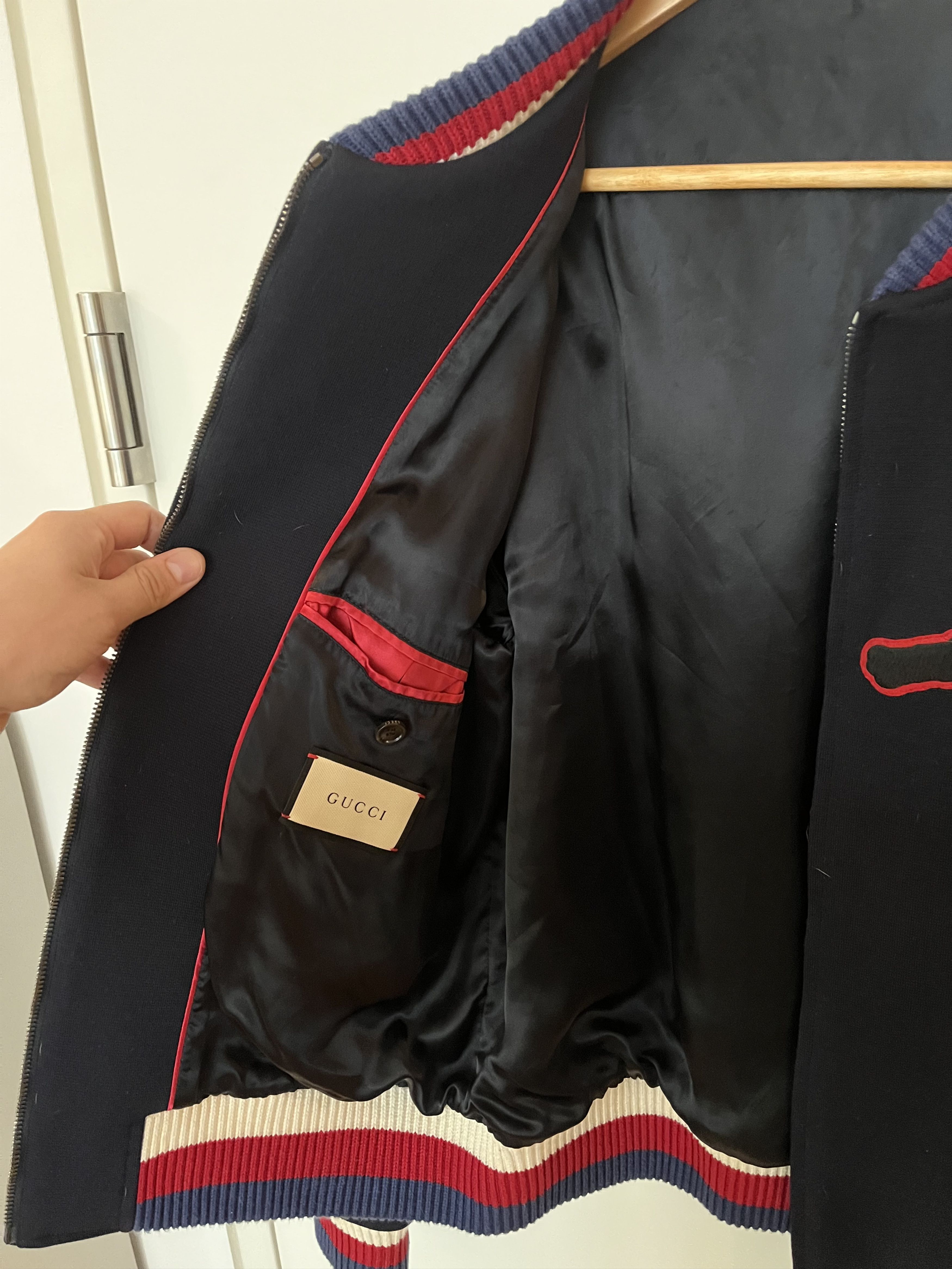 Gucci Bomber/College Jacket with Panther Size US L / EU 52-54 / 3 - 2 Thumbnail