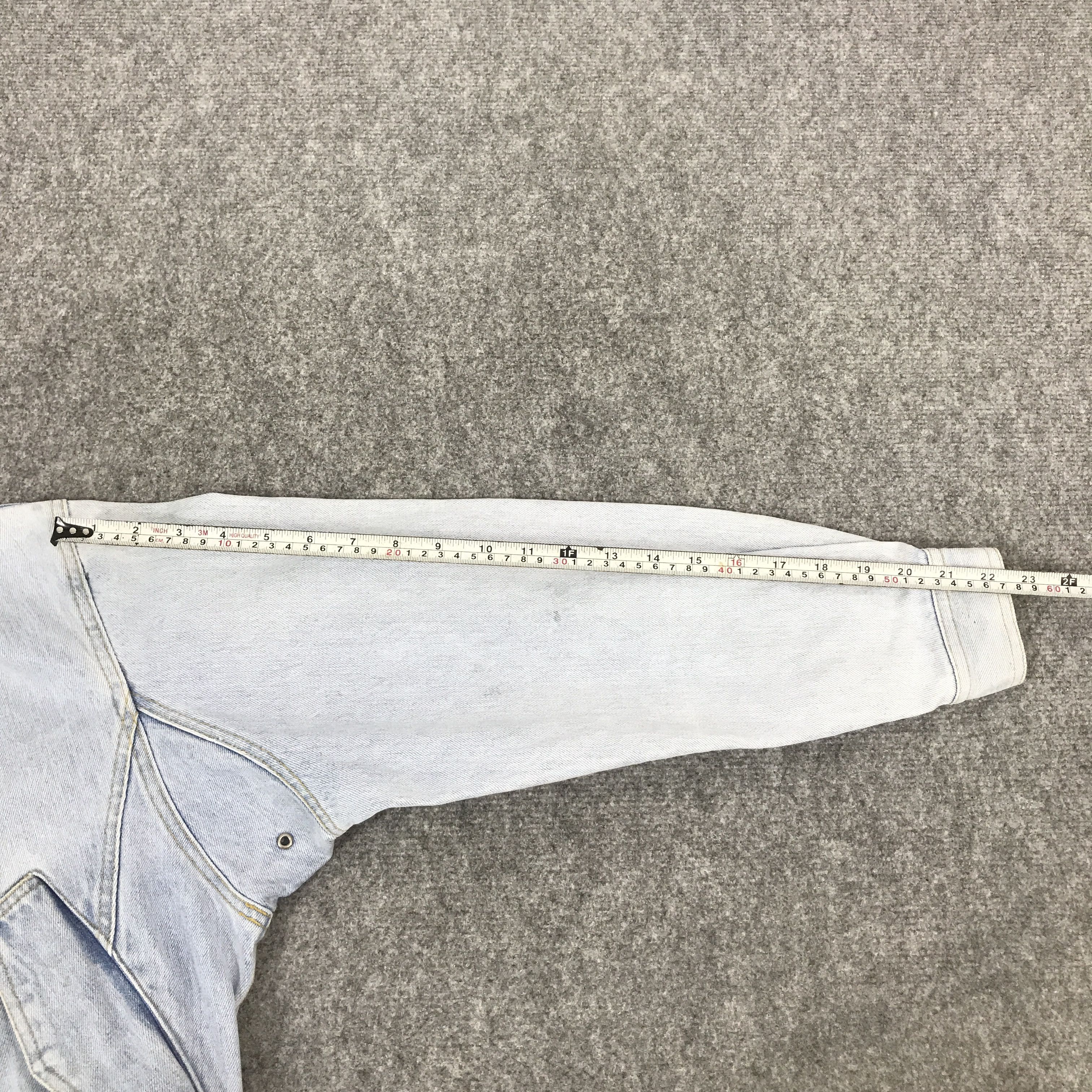 Designer × Japanese Brand JAPAN PANINARO DENIM LIGHT WASH CROPPED JACKET Size US L / EU 52-54 / 3 - 10 Thumbnail