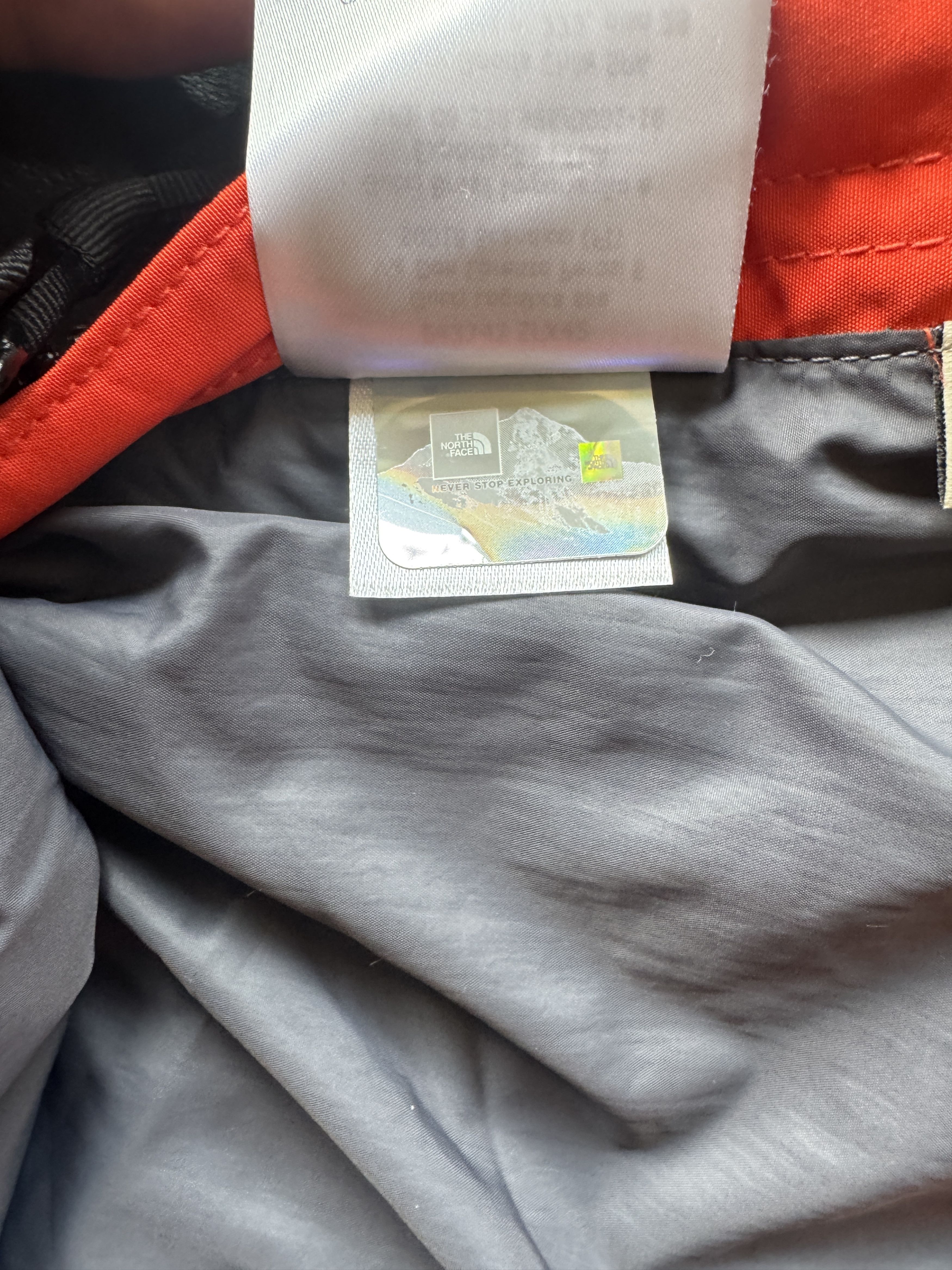 Gucci × The North Face Nylon Track Pants Orange/Black Size US 27 - 24 Thumbnail