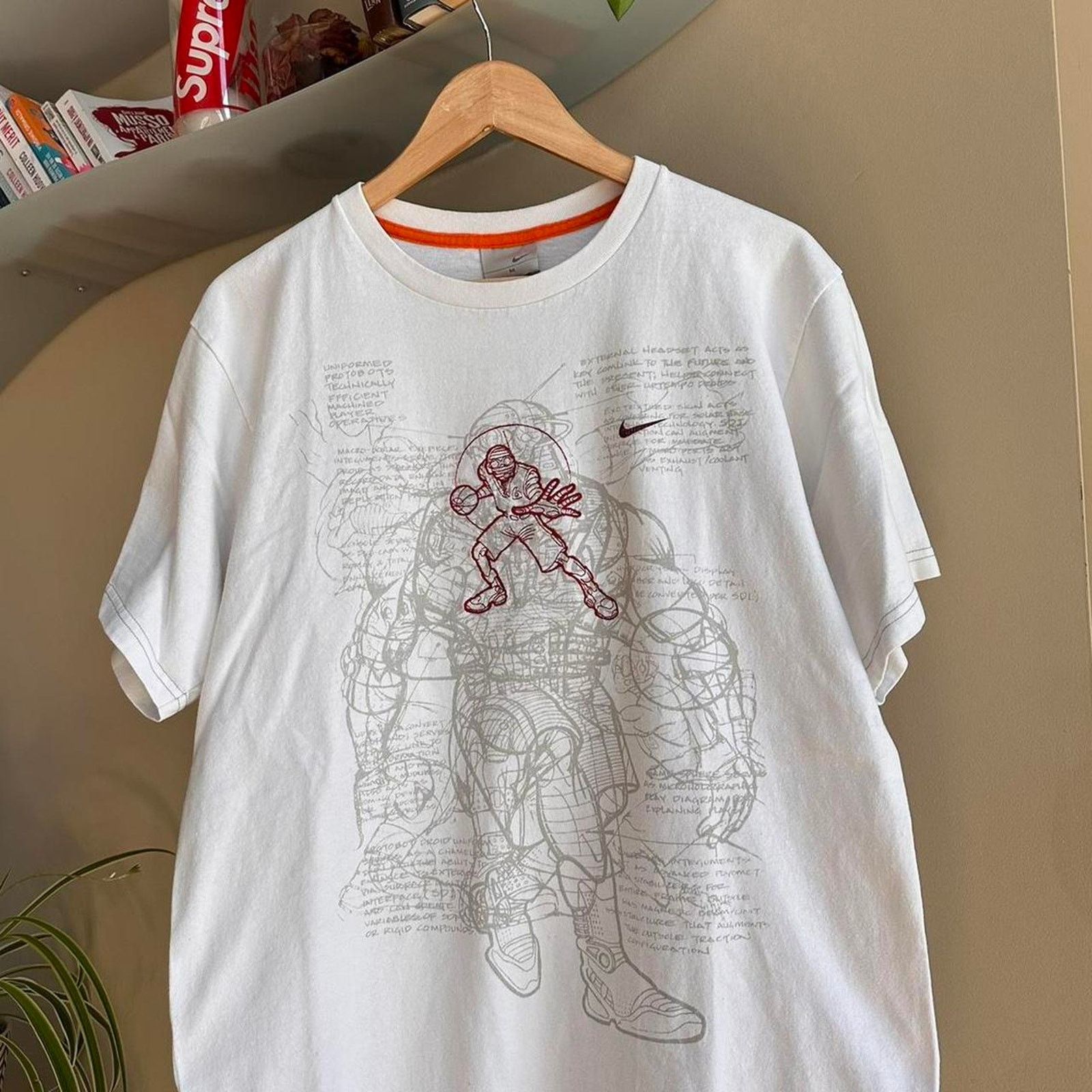 Nike × Vintage Vintage Nike Basketball Shirt Size US M / EU 48-50 / 2 - 2 Thumbnail
