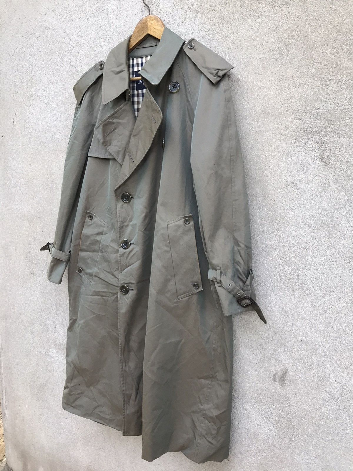 Aquascutum × Beauty Beast VINTAGE AQUASCUTUM LONDON TRENCH COAT JACKET Size US M / EU 48-50 / 2 - 2 Thumbnail
