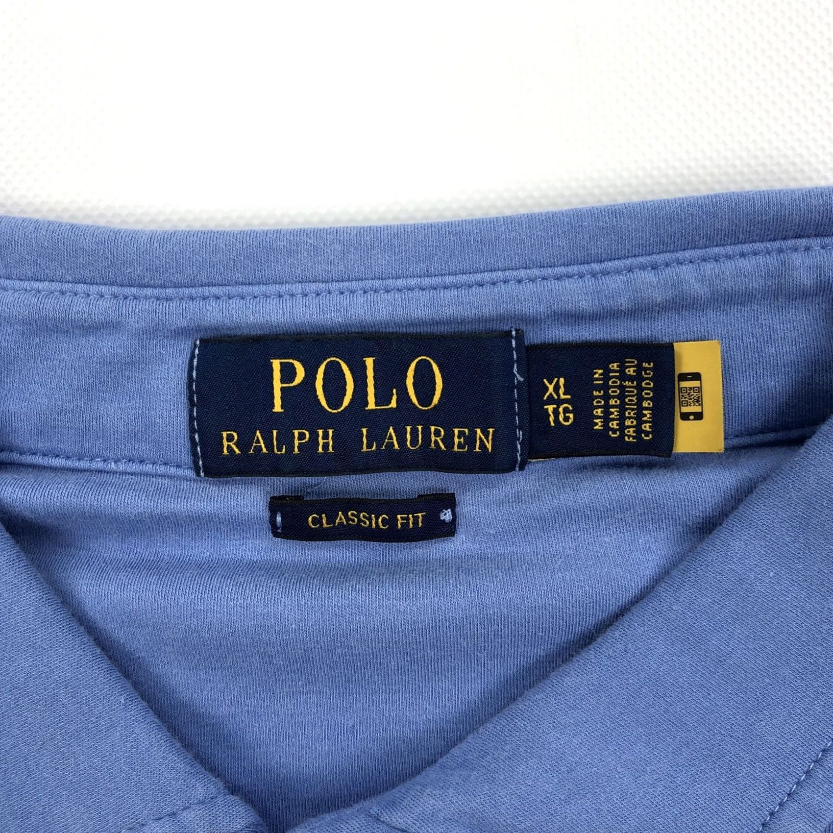 Polo Ralph Lauren Polo Ralph Lauren Polo Shirt Blue XL Short Sleeve Men Classic Fit Piqué Embroidered Logo Size US XL / EU 56 / 4 - 5 Thumbnail