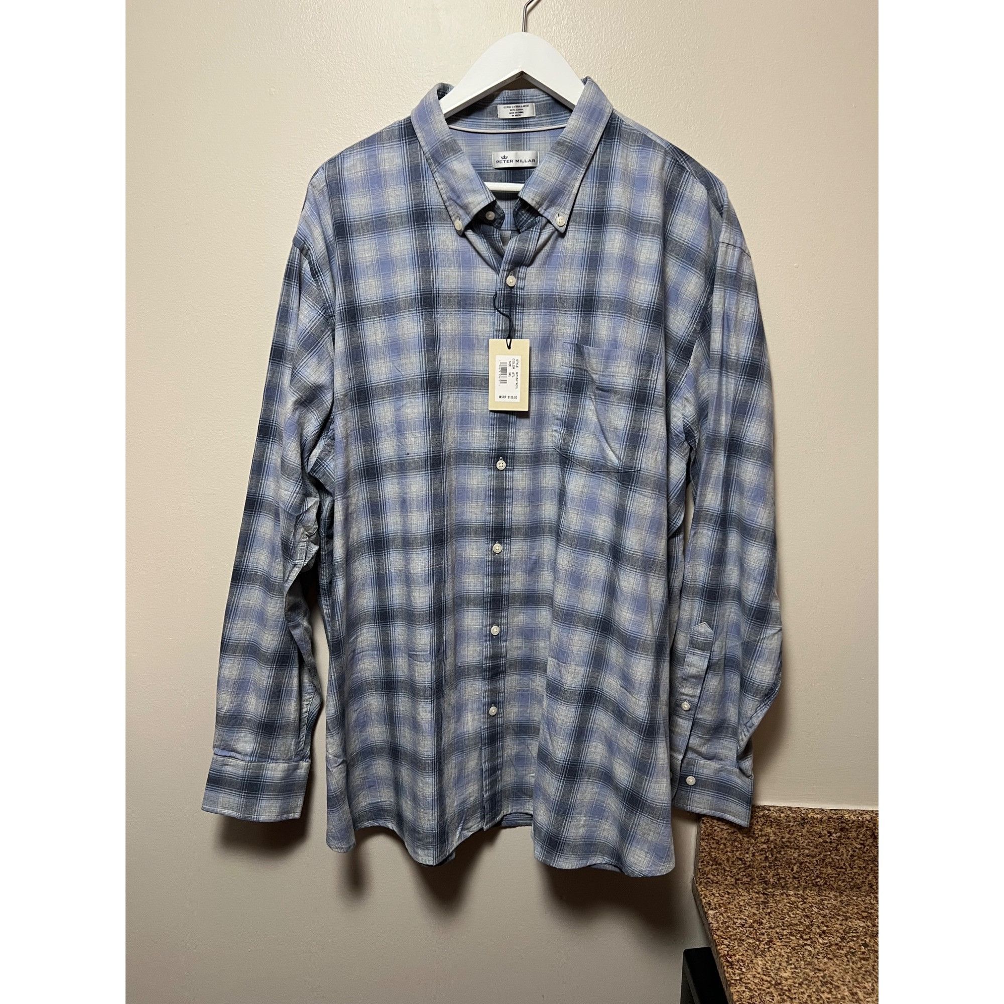 Peter Millar Peter Millar Long Sleeve Button Up Shirt - NWT Size - XXL Size US XXL / EU 58 / 5 - 1 Thumbnail