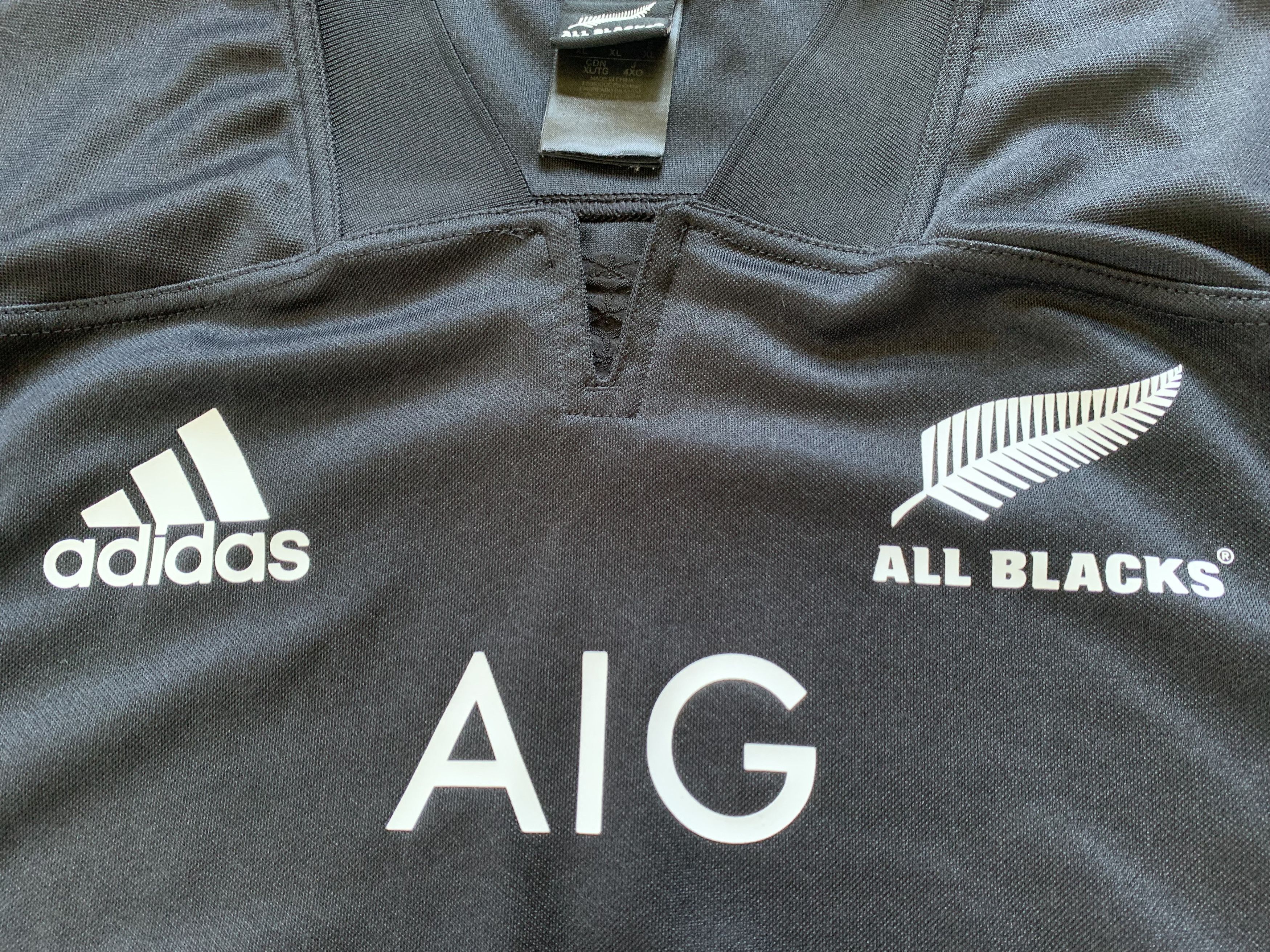 Adidas × Vintage Adidas All Blacks Jersey 2016 Size US XL / EU 56 / 4 - 5 Thumbnail