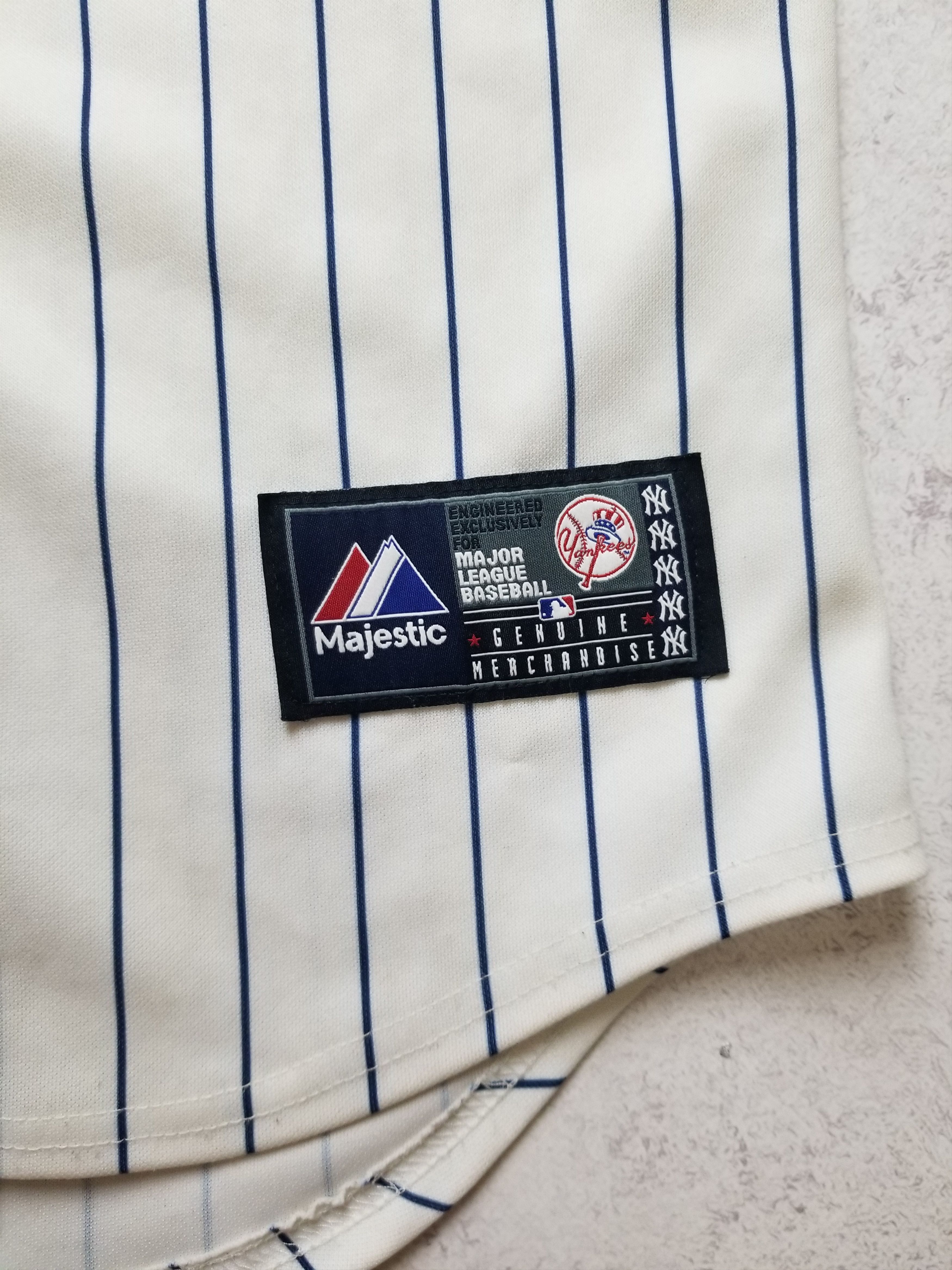 Majestic Vintage Majestic MLB New York Yankees Pinstripe Home Jersey Size US S / EU 44-46 / 1 - 7 Thumbnail