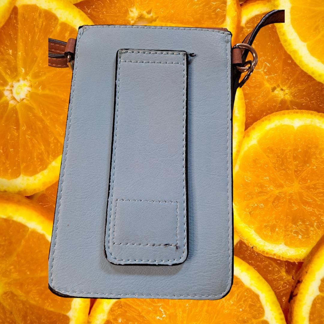 Other Simply Noelle Light Blue Cell Phone Credit Card Micro Purse Size ONE SIZE - 4 Thumbnail