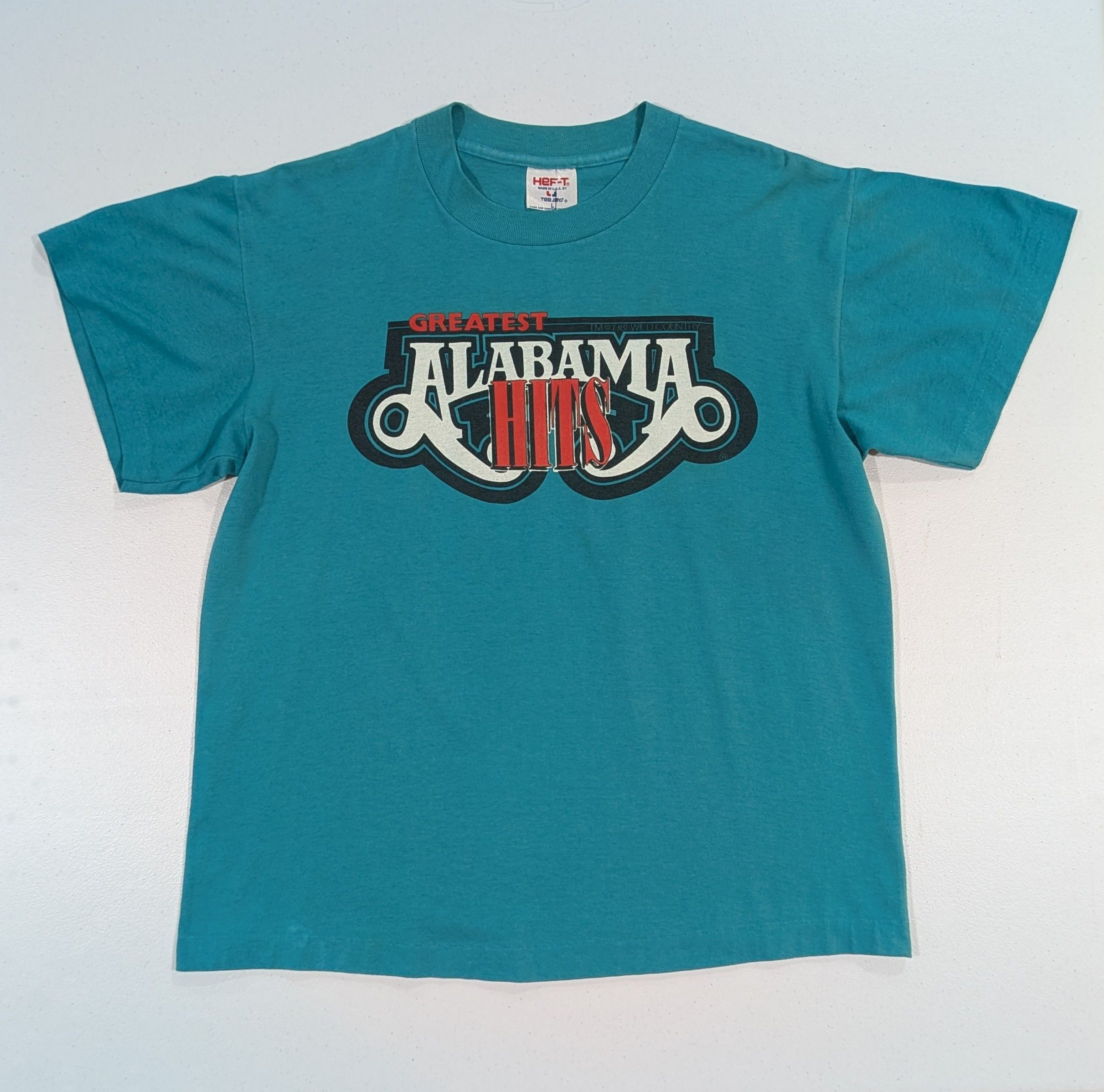 TEE JAYS Vintage 1981 Alabama Greatest Hits Tour Single Stitch Tee Size L / US 10 / IT 46 - 1 Thumbnail
