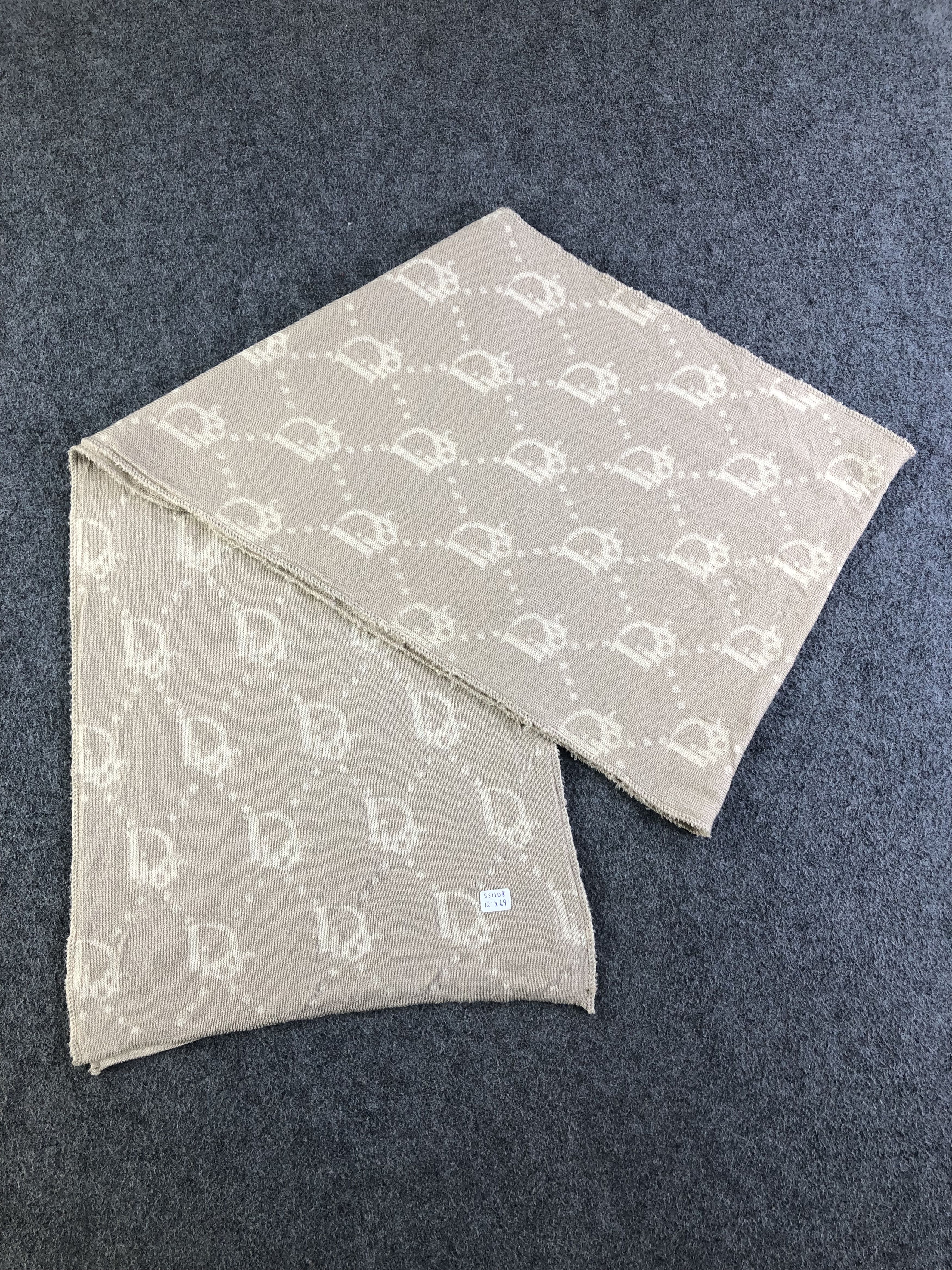 Vintage Christian Dior Monogram Scarf / Muffler / Neckwear Size ONE SIZE - 5 Thumbnail