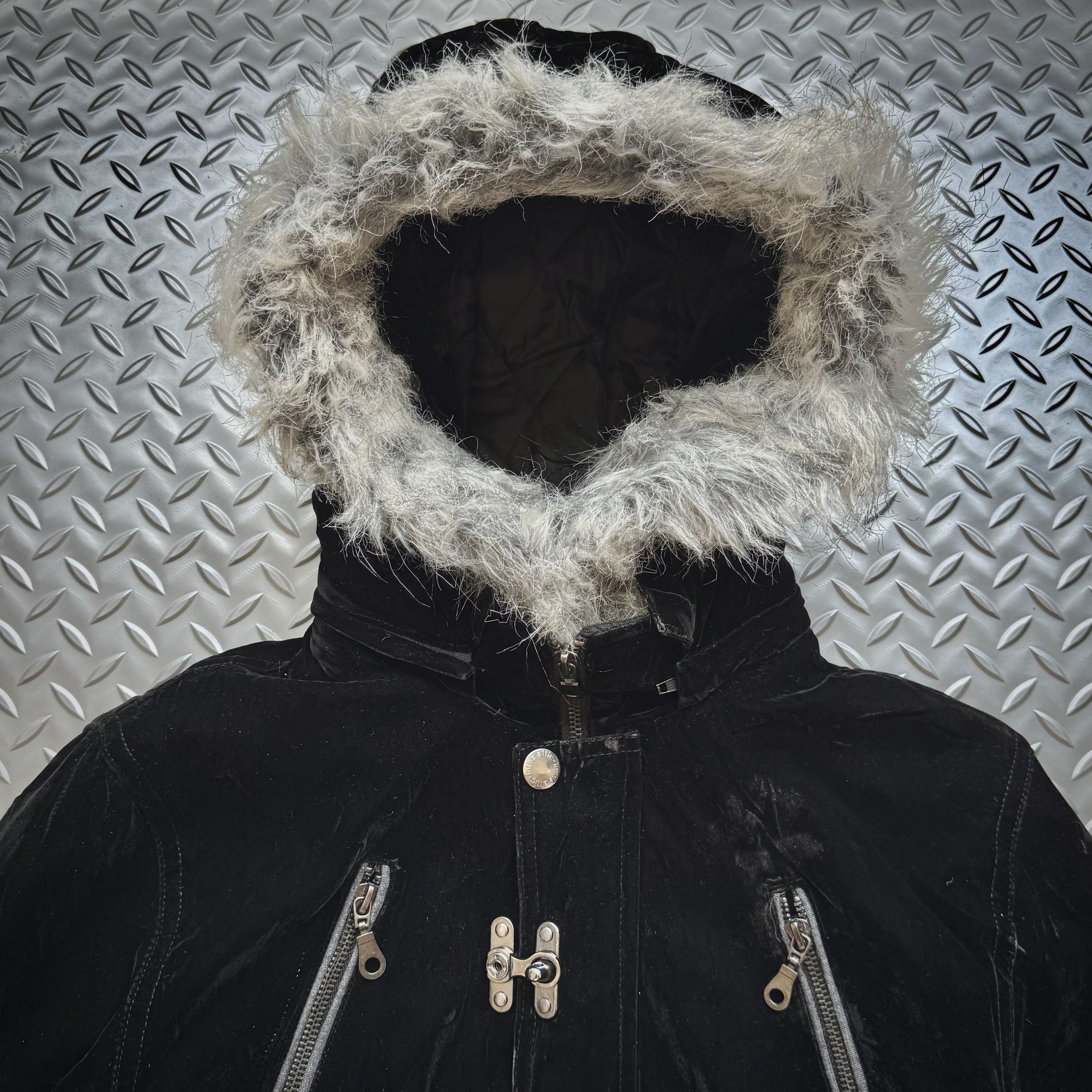 In The Attic In The Attic Fur Hood Toggle Jacket (Archive / Y2K) Size US M / EU 48-50 / 2 - 2 Thumbnail