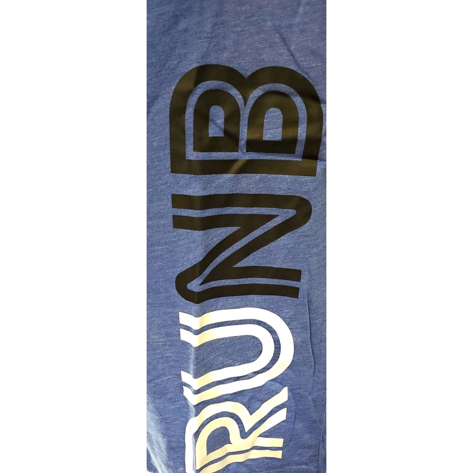 New Balance Womens New Balance WT91135 UPR Heathertech Graphic Athletic Tee T-Shirt Blue XS Women’s Shirt Short Sleeve Sport Top N B Dry Wicking Size S / US 4 / IT 40 - 2 Thumbnail