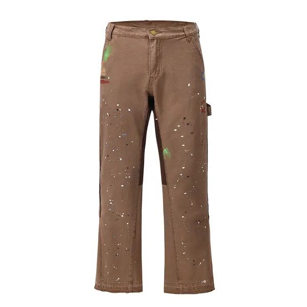 VIBE Painted Splatter Carpenter Flare Denim Jeans Size US 32 / EU 48 - 2 Thumbnail