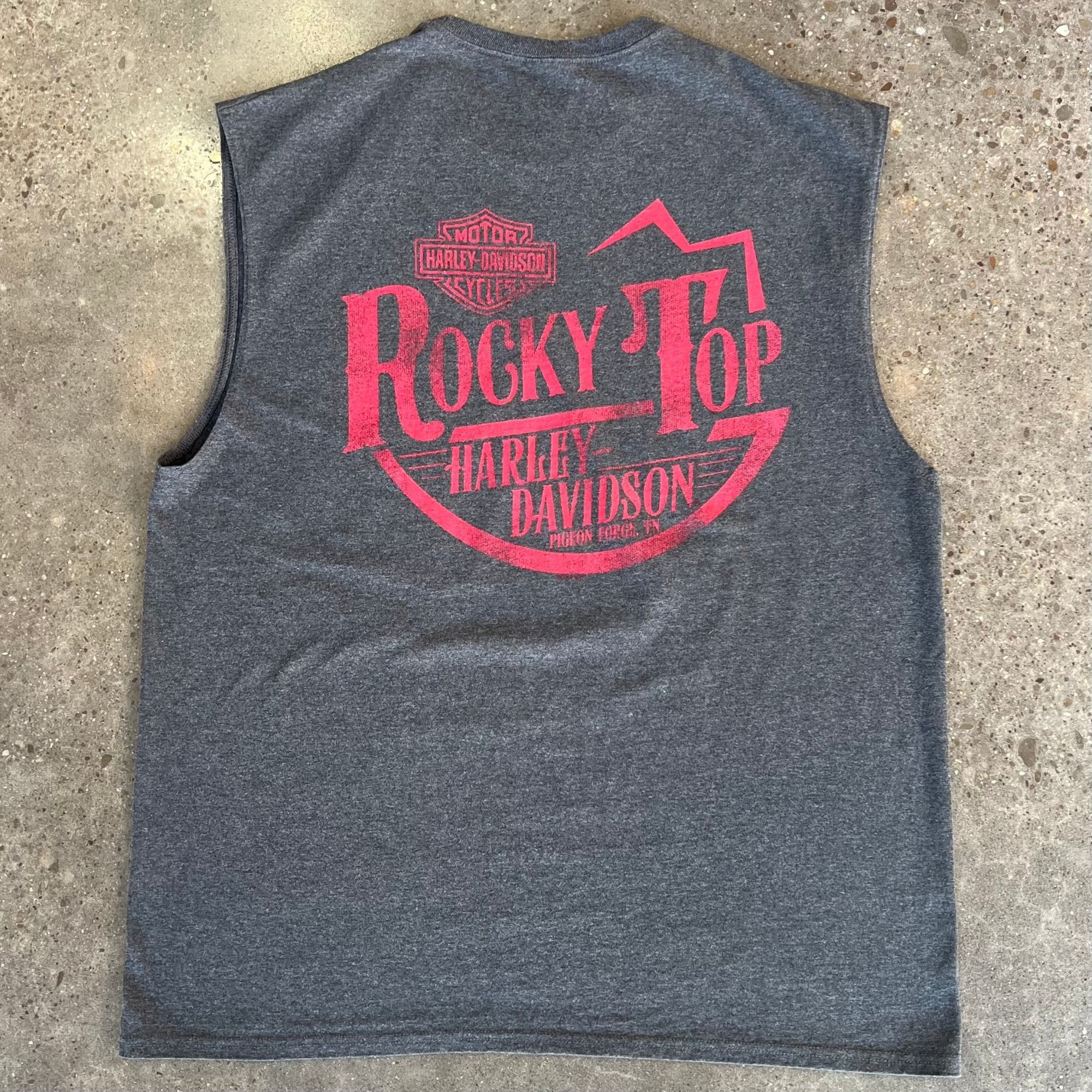 Harley Davidson × Vintage Vintage Y2K Harley Davidson Rocky Top Tank Top Size US XL / EU 56 / 4 - 4 Thumbnail