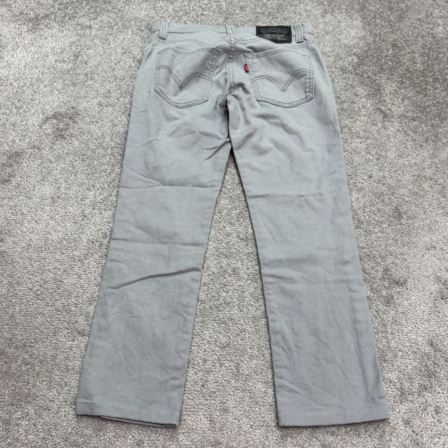 Levi's Levi's 510 Women's Skinny Denim Jeans Crop Mid Rise Gray 29x24 Casual Streetwear Size 29" - 2 Thumbnail