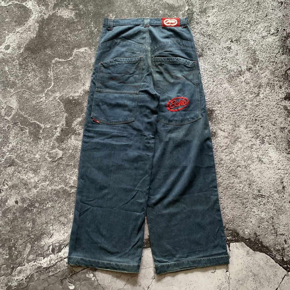 Ecko Unltd. Ecko Unltd. Big Pocket Baggy Y2K Denim Pants Size US 32 / EU 48 - 4 Thumbnail