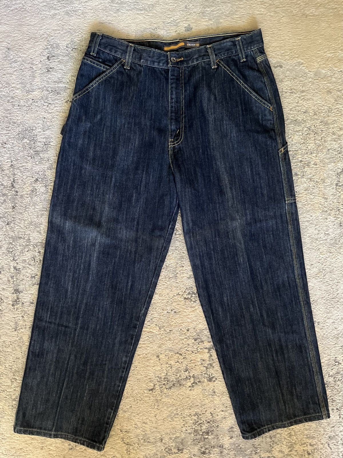 Levi's × Levi's Vintage Clothing Levi’s Silvertab Jeans 36x30 Carpenter Y2K Baggy Size US 36 / EU 52 - 6 Thumbnail