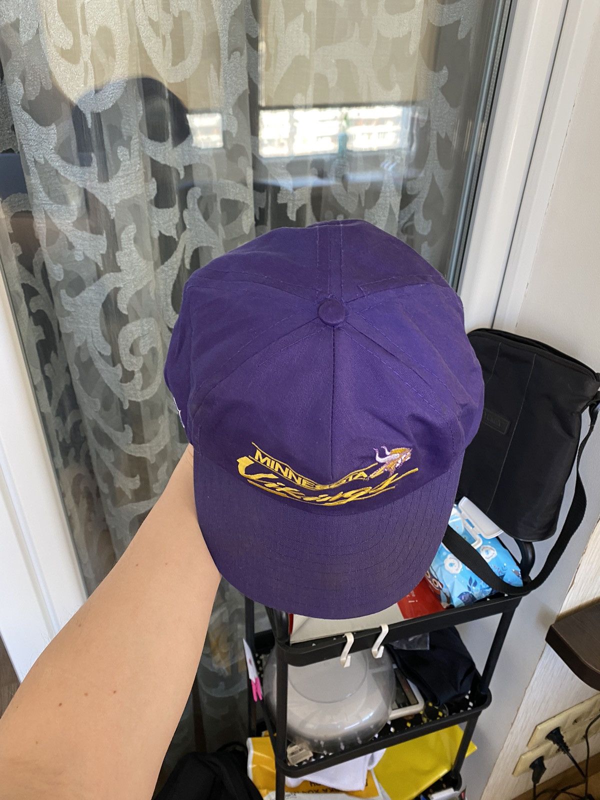NFL × Vintage Vintage 90s Minnesota Vikings NFL Retro Cap Football Size ONE SIZE - 4 Thumbnail