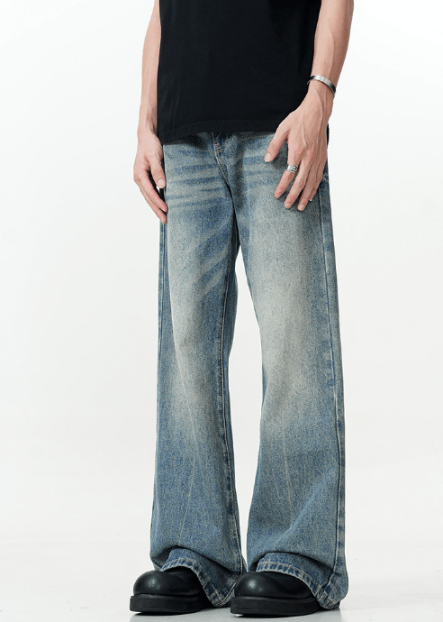 Japanese Brand × Jean American retro high street cleanfit washed versatile jeans Size US 32 / EU 48 - 2 Thumbnail