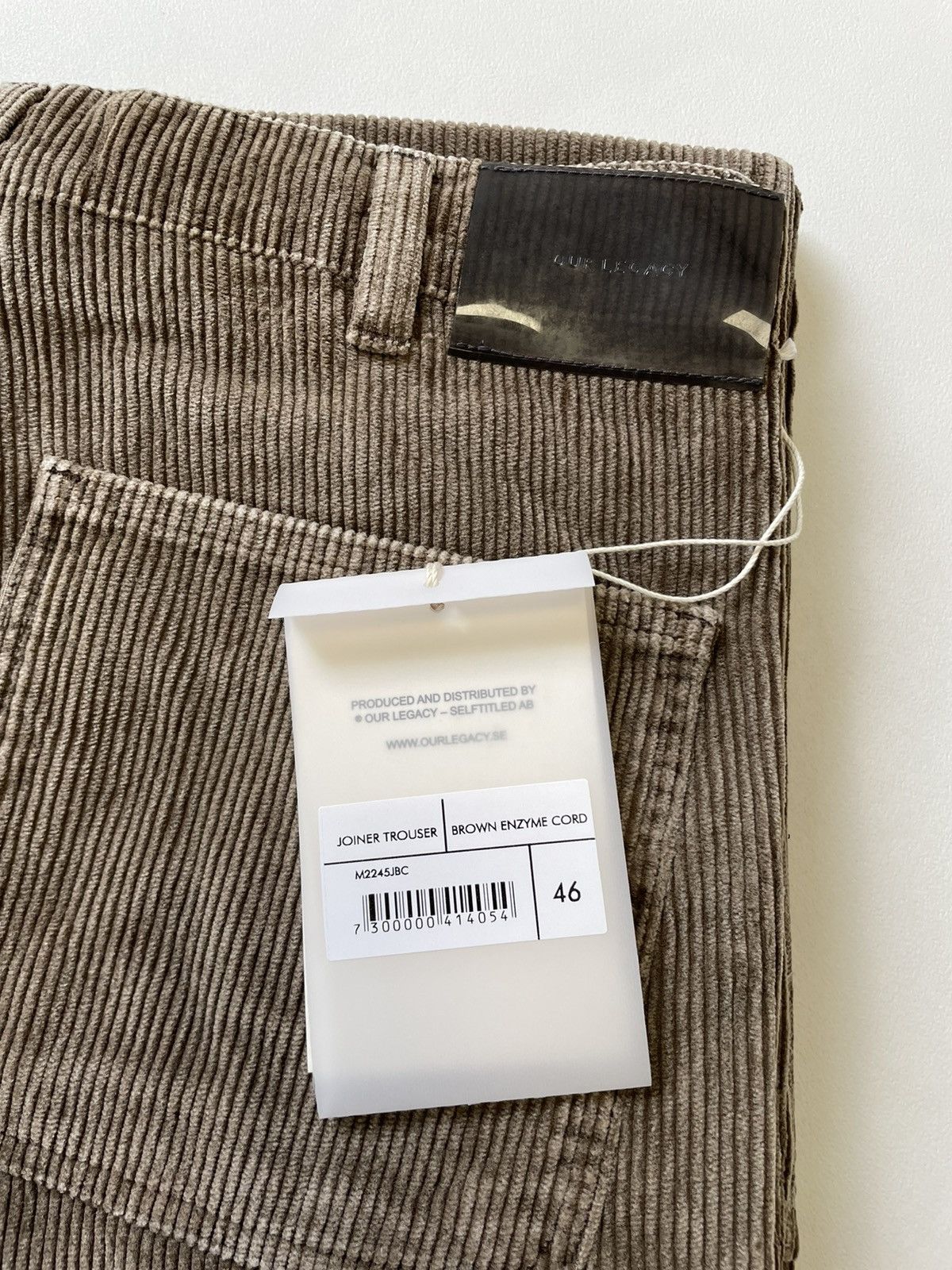 Our Legacy S/S 24 Enzyme Cord ‘Joiner Trousers’ Size US 32 / EU 48 - 14 Thumbnail