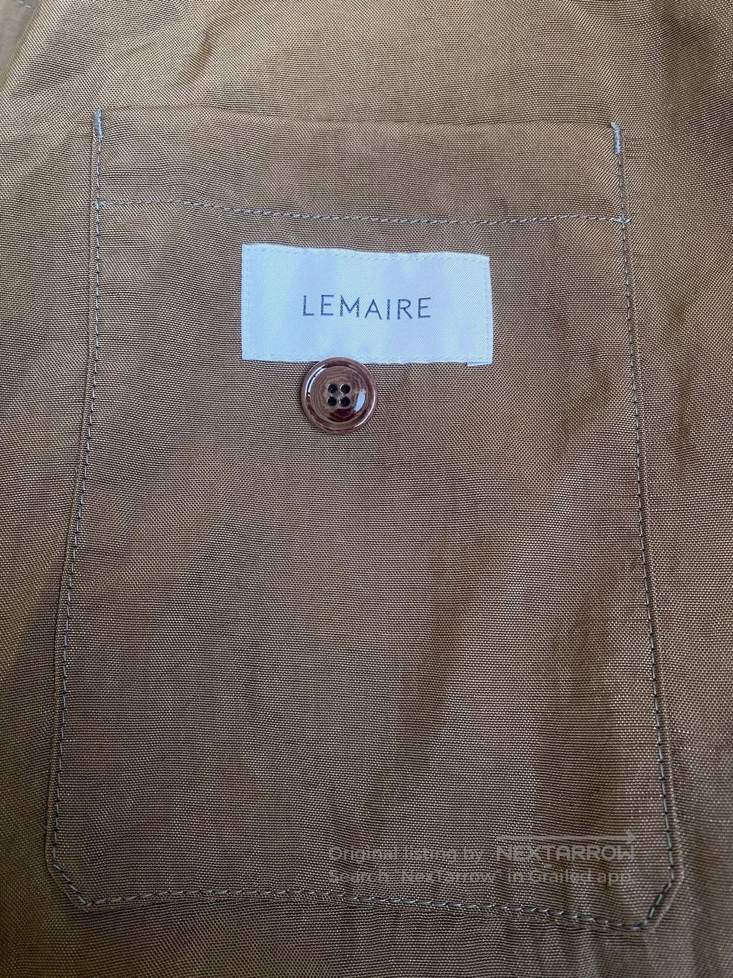 Lemaire brown belted trench coat with military silhouette. Size US XL / EU 56 / 4 - 7 Thumbnail
