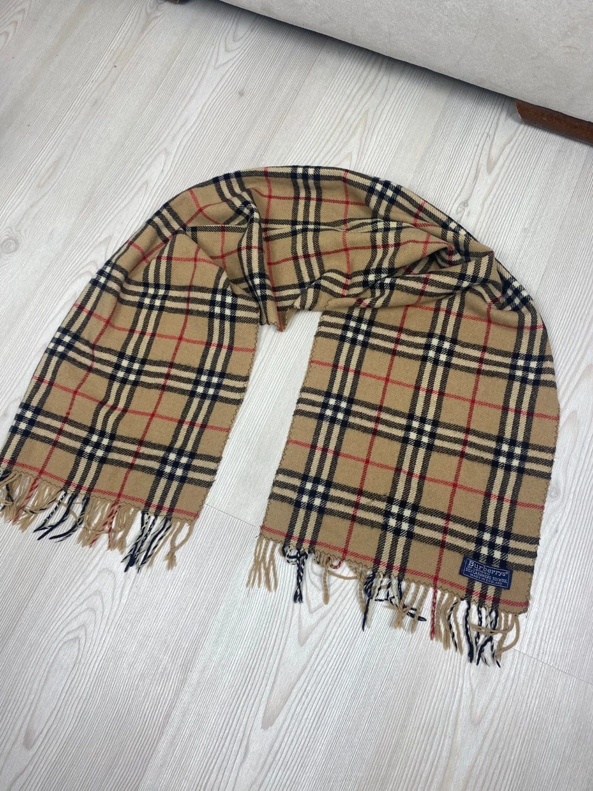 Burberry Burberry London Scarf Nova Check - 50% Cashmere 50% Wool Size ONE SIZE - 1 Thumbnail