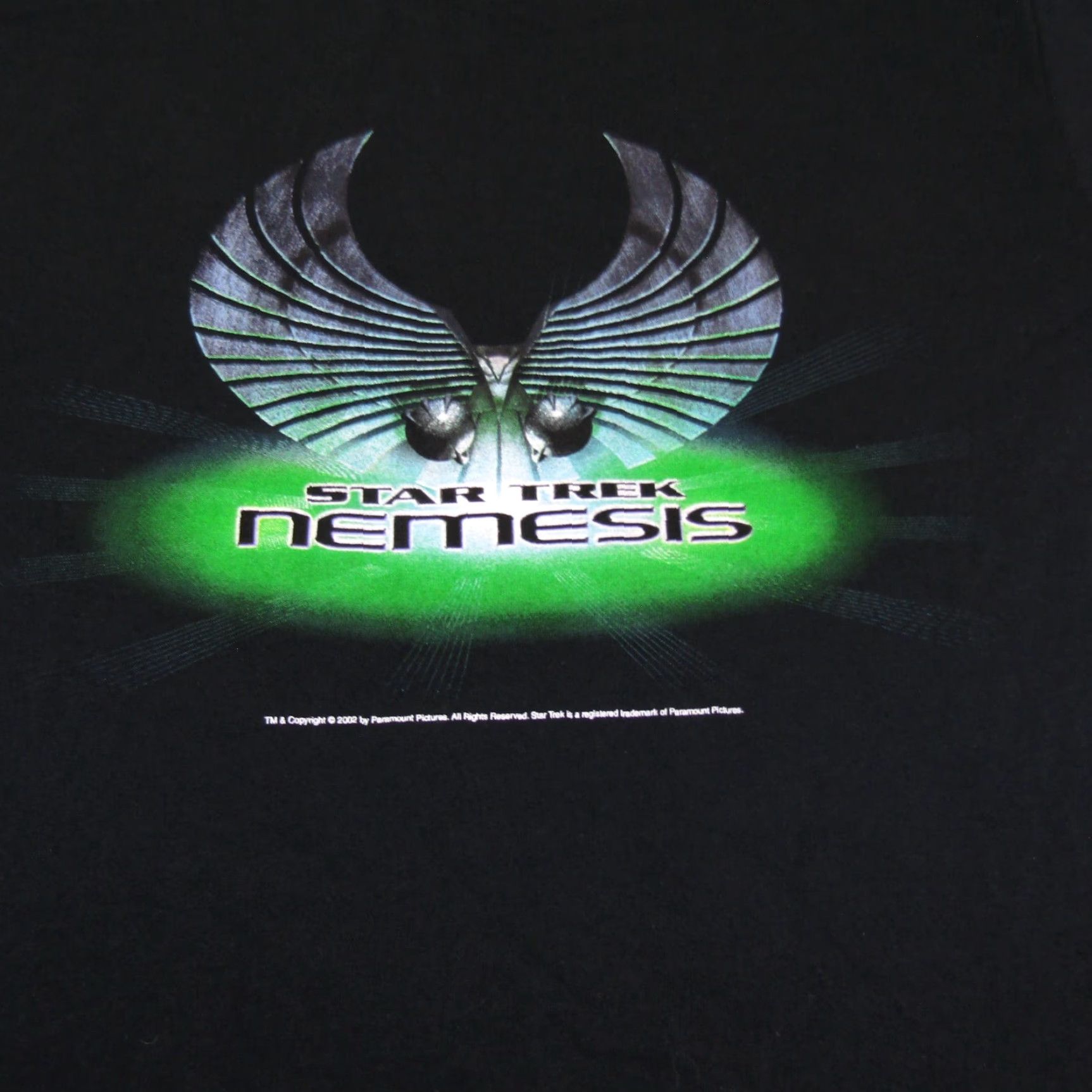 Anvil VINTAGE Anvil Star Trek T-Shirt Mens Large Black Graphic Print 90s Movie Promo Single Stitch Size US L / EU 52-54 / 3 - 5 Thumbnail