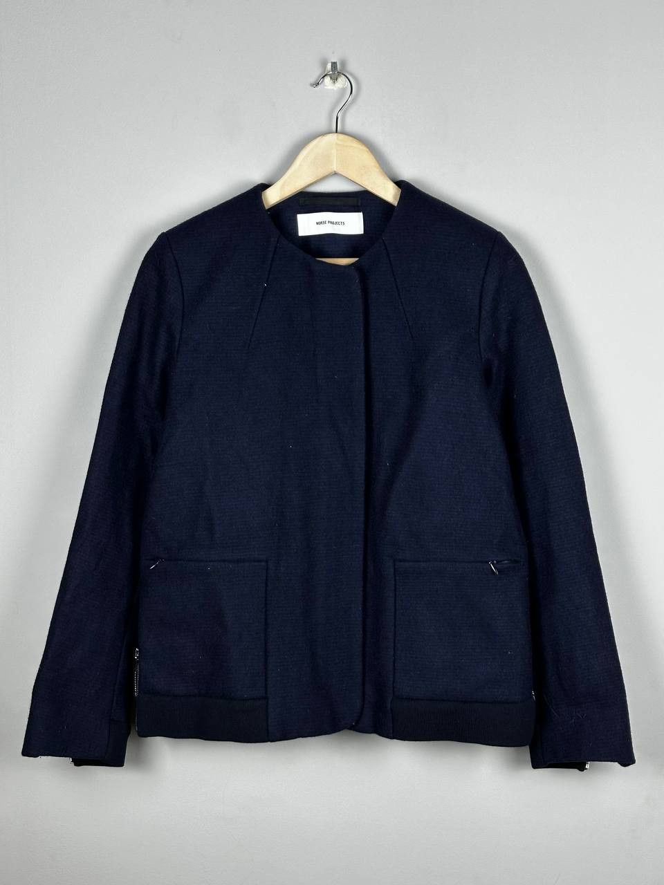 Norse Projects Norse Projects Navy Luxury Wool Jacket Size M / US 6-8 / IT 42-44 - 1 Thumbnail