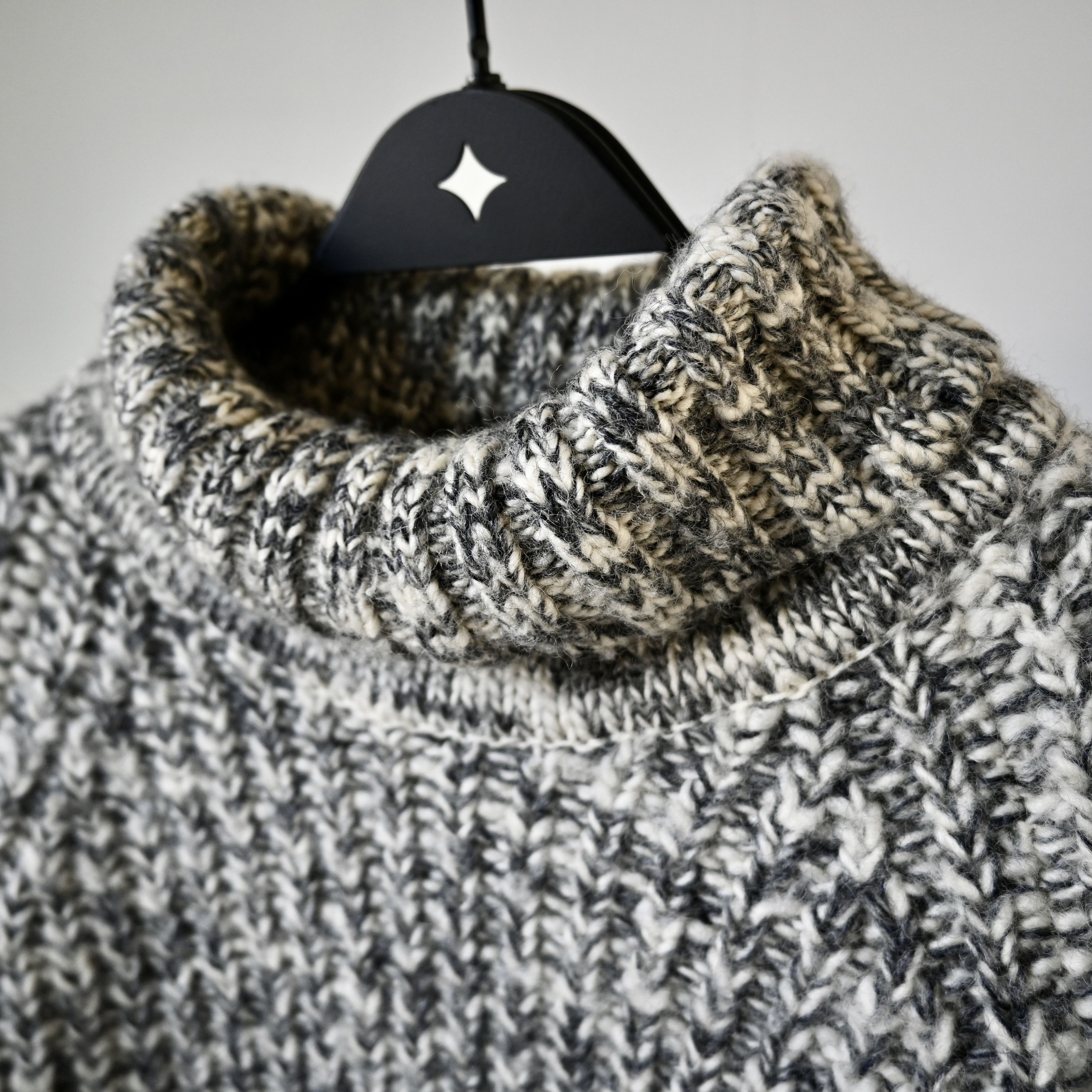 Vintage Vtg MOTHERS S.P.C. marled chunky knit sweater, made in UK Size S / US 4 / IT 40 - 16 Thumbnail