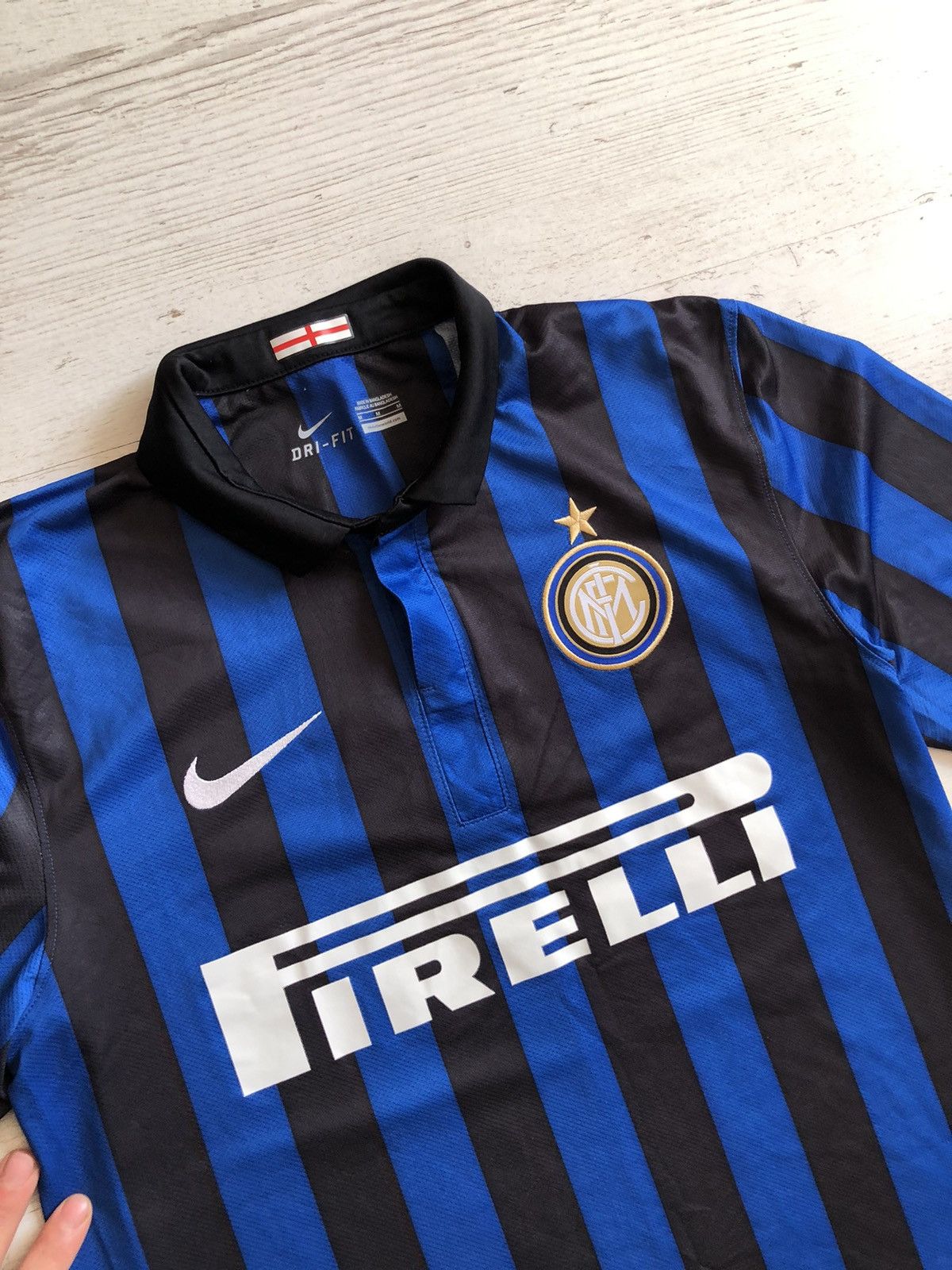 Nike INTER MILAN 2012 HOME FOOTBALL SHIRT SOCCER JERSEY NIKE Size US M / EU 48-50 / 2 - 3 Thumbnail