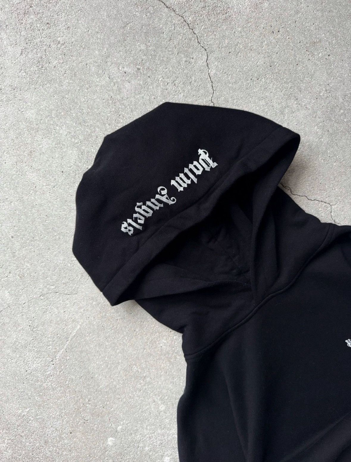 Palm Angels logo-embroidered hoodie