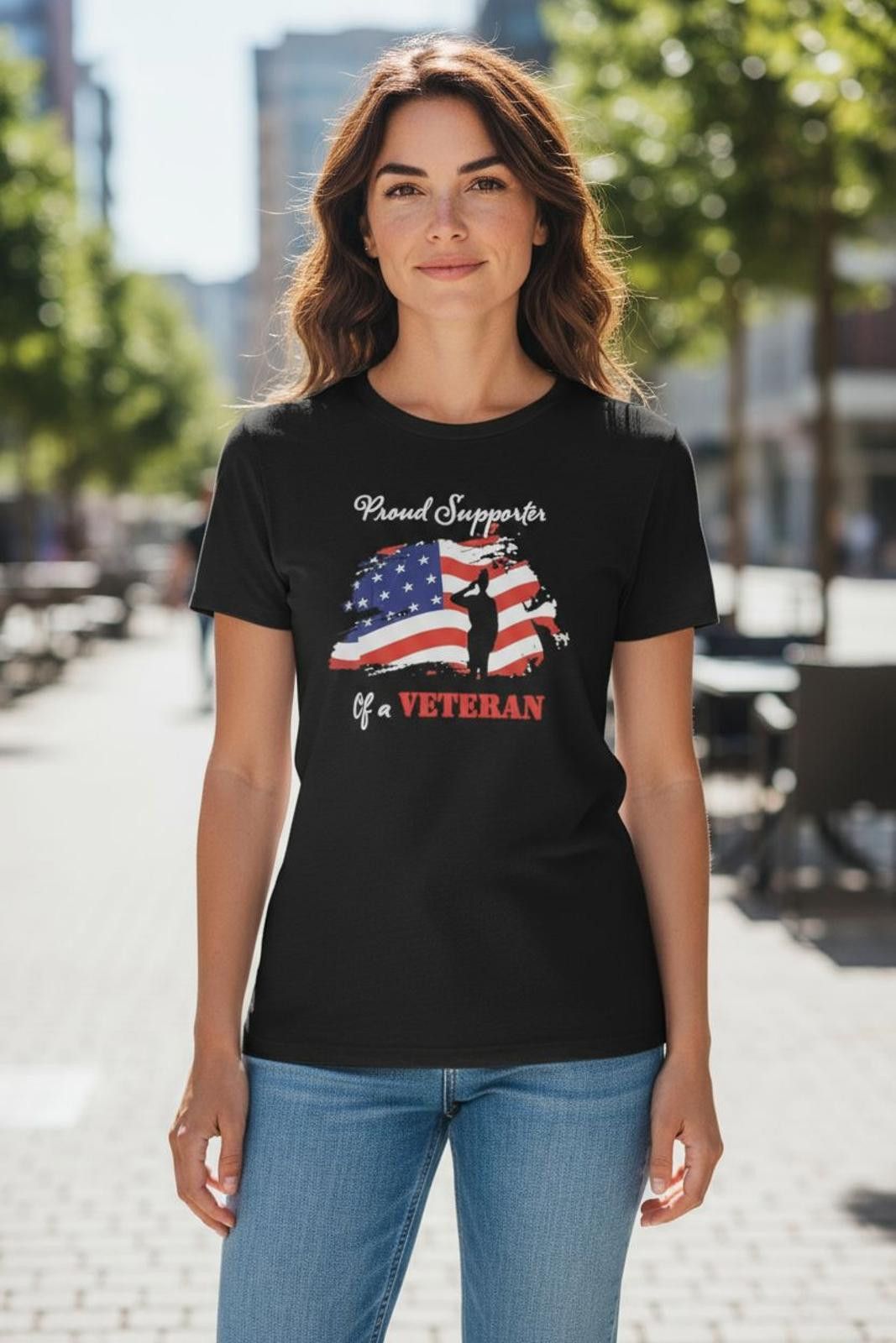 Other Armored Sportswear Proud Supporter of a Veteran T-Shirt Size US L / EU 52-54 / 3 - 2 Thumbnail