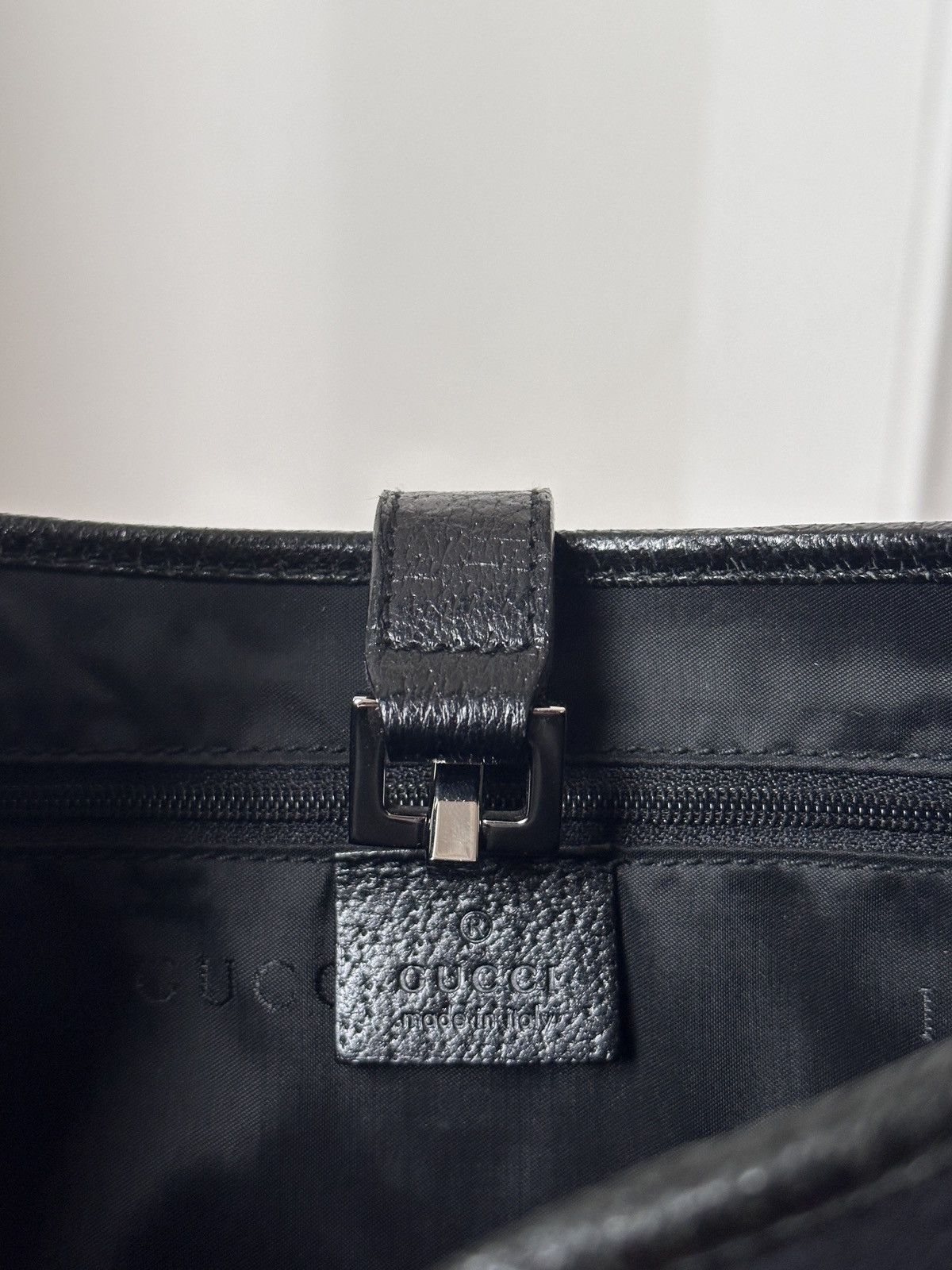 Gucci GUCCI Jackie Bag Wool Leather Black / Navy 001•3306 Size ONE SIZE - 10 Thumbnail