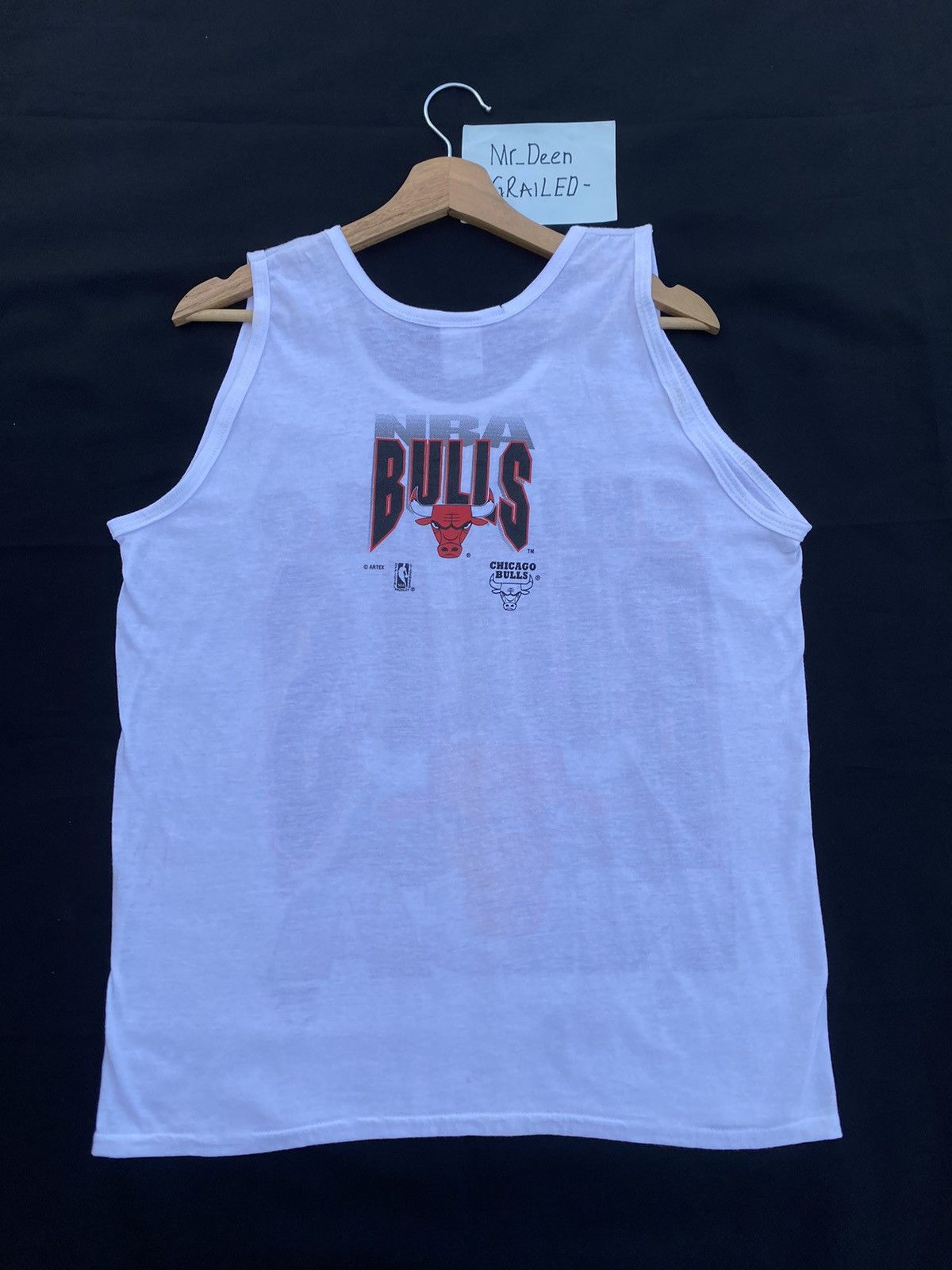 NBA Rare Vintage Chicago Bulls NBA Sleeveless Tee/Singlet Size US M / EU 48-50 / 2 - 11 Thumbnail