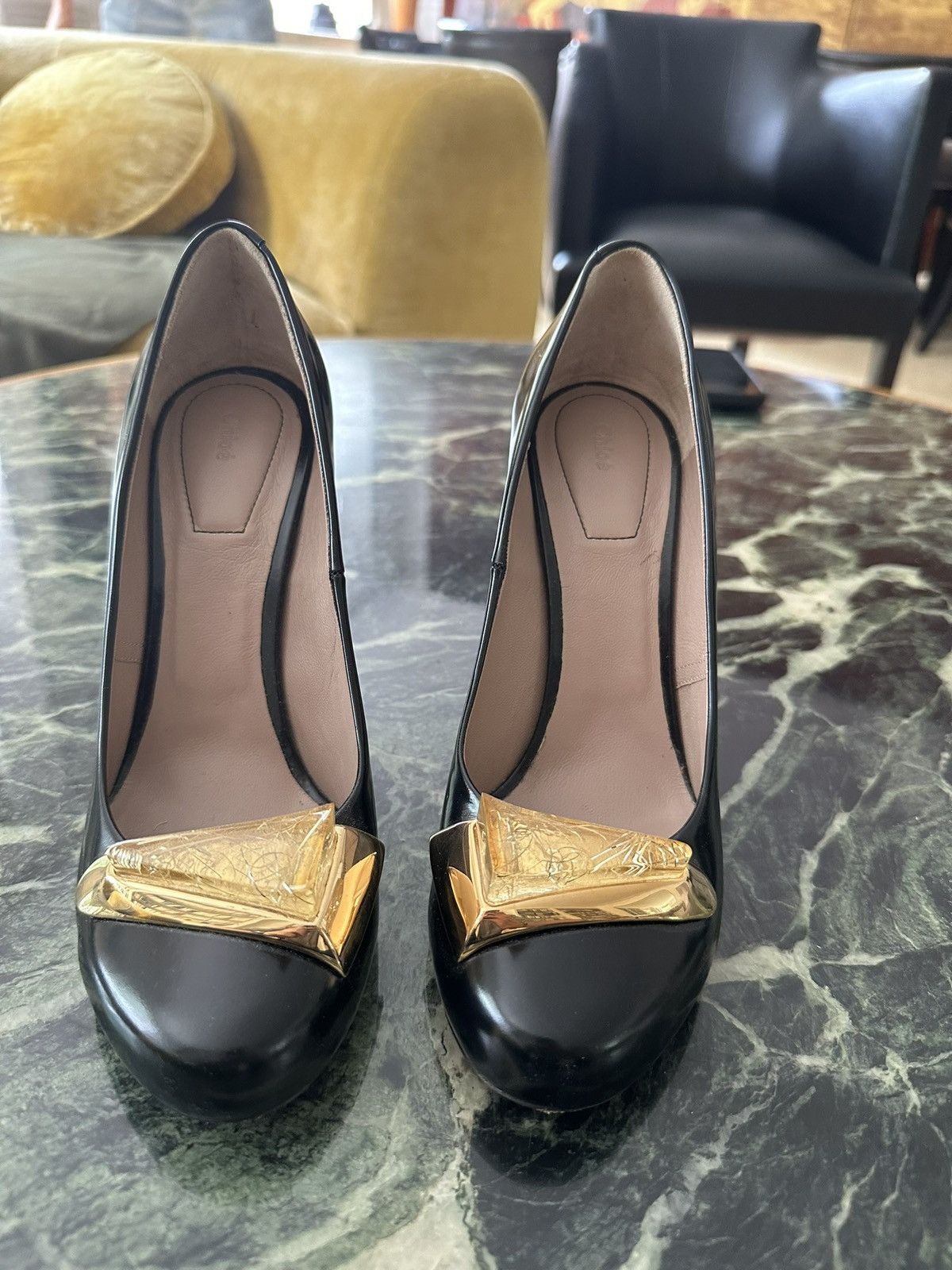 Sam Edelman Black Heels Size US 7.5 / IT 37.5 - 1 Thumbnail