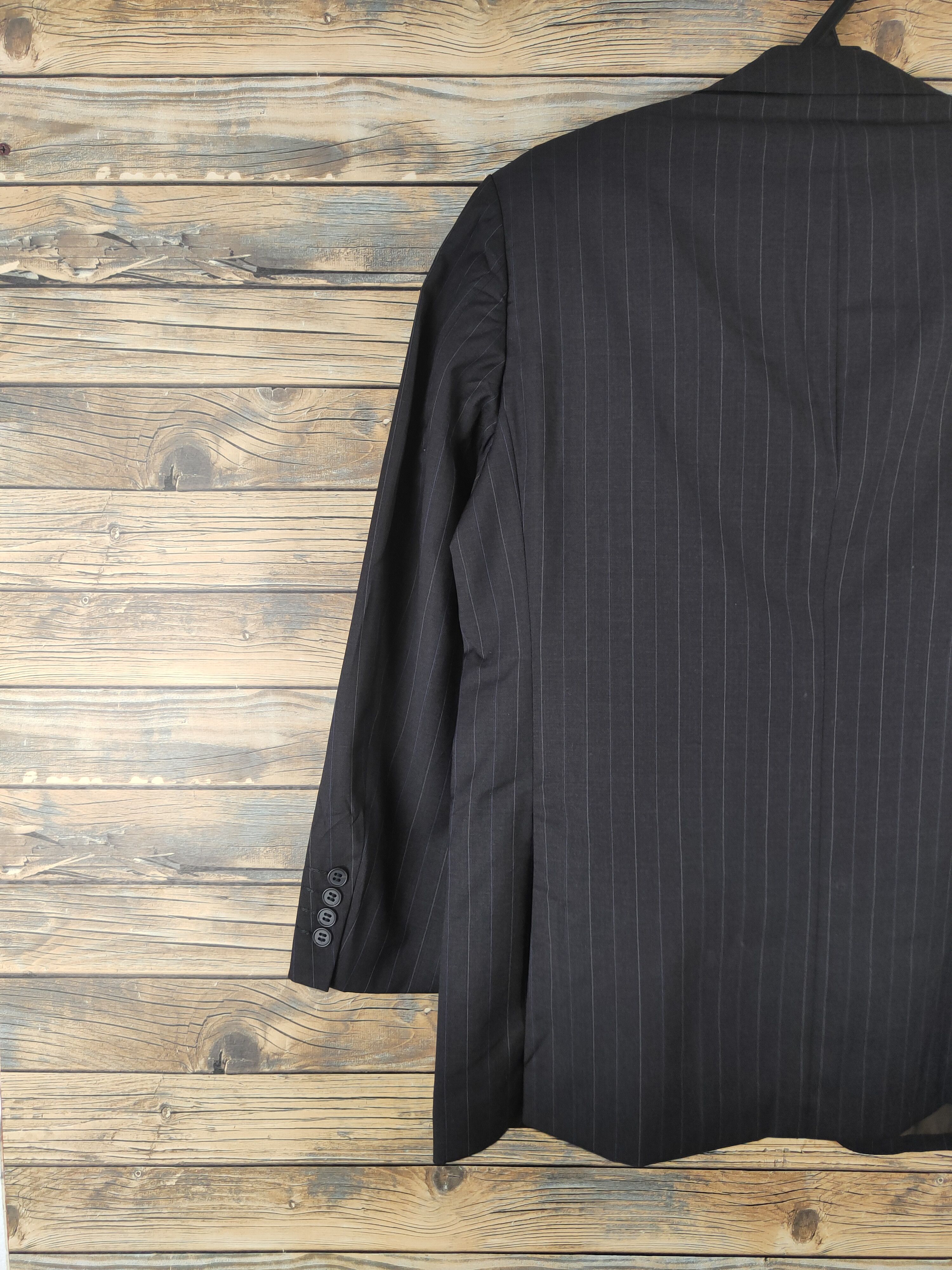 Ermenegildo Zegna × Vintage Vintage Ermenegildo Zegna-Fiera Black Blazers Size US M / EU 48-50 / 2 - 9 Thumbnail