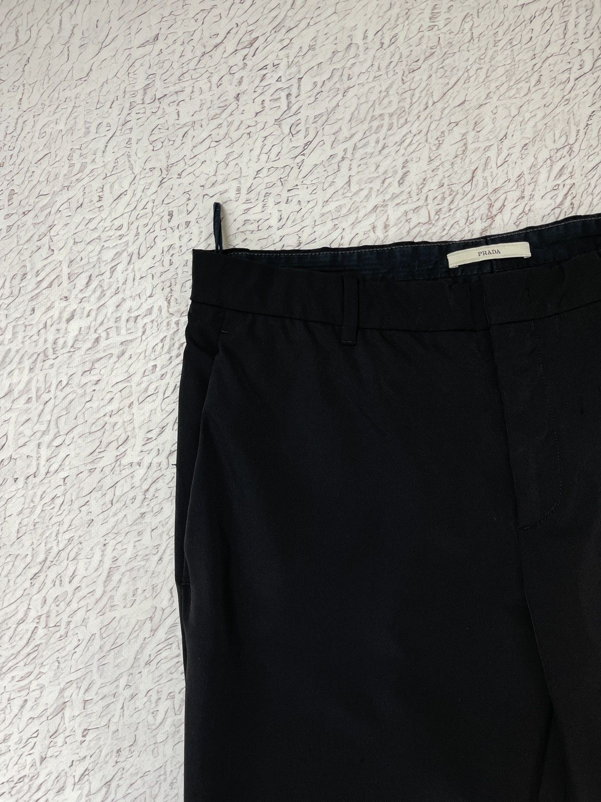 Prada Prada nylon black flared pants made in Italy size 42 Size 28" / US 6 / IT 42 - 7 Thumbnail