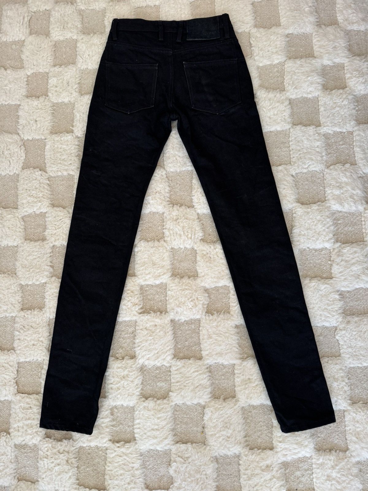 3sixteen NT-220x Narrow Tapered Double Black Denim Size US 28 / EU 44 - 2 Thumbnail