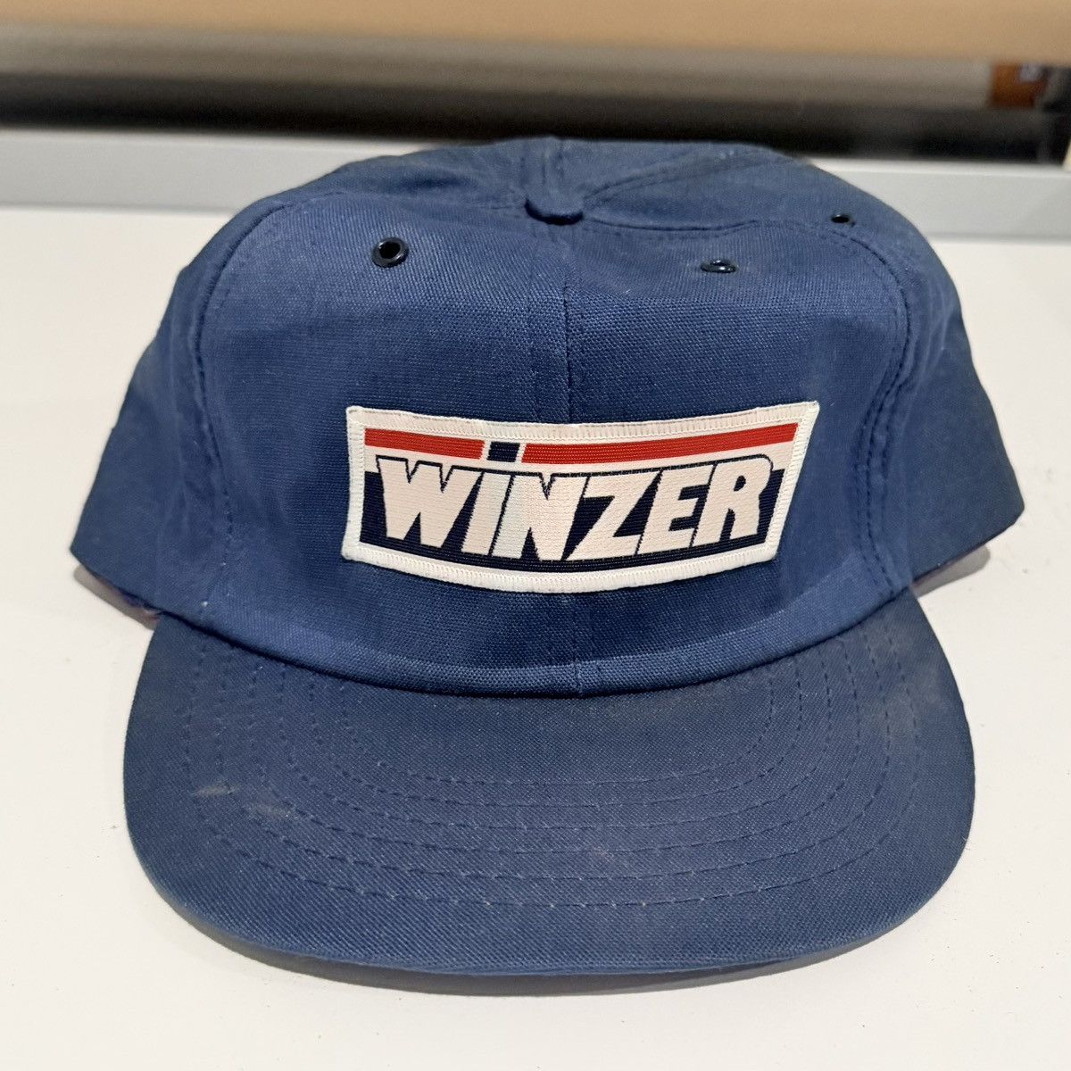 Vintage Vintage Winzer Tools Snap Back Hat 90s Adjustable Industrial Size ONE SIZE - 1 Thumbnail