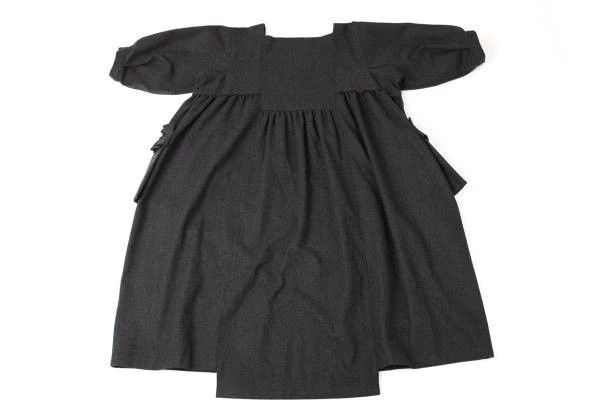 Comme des Garcons Comme des Garcons Dark gray retro flat neck dress with des Size M / US 6-8 / IT 42-44 - 3 Thumbnail