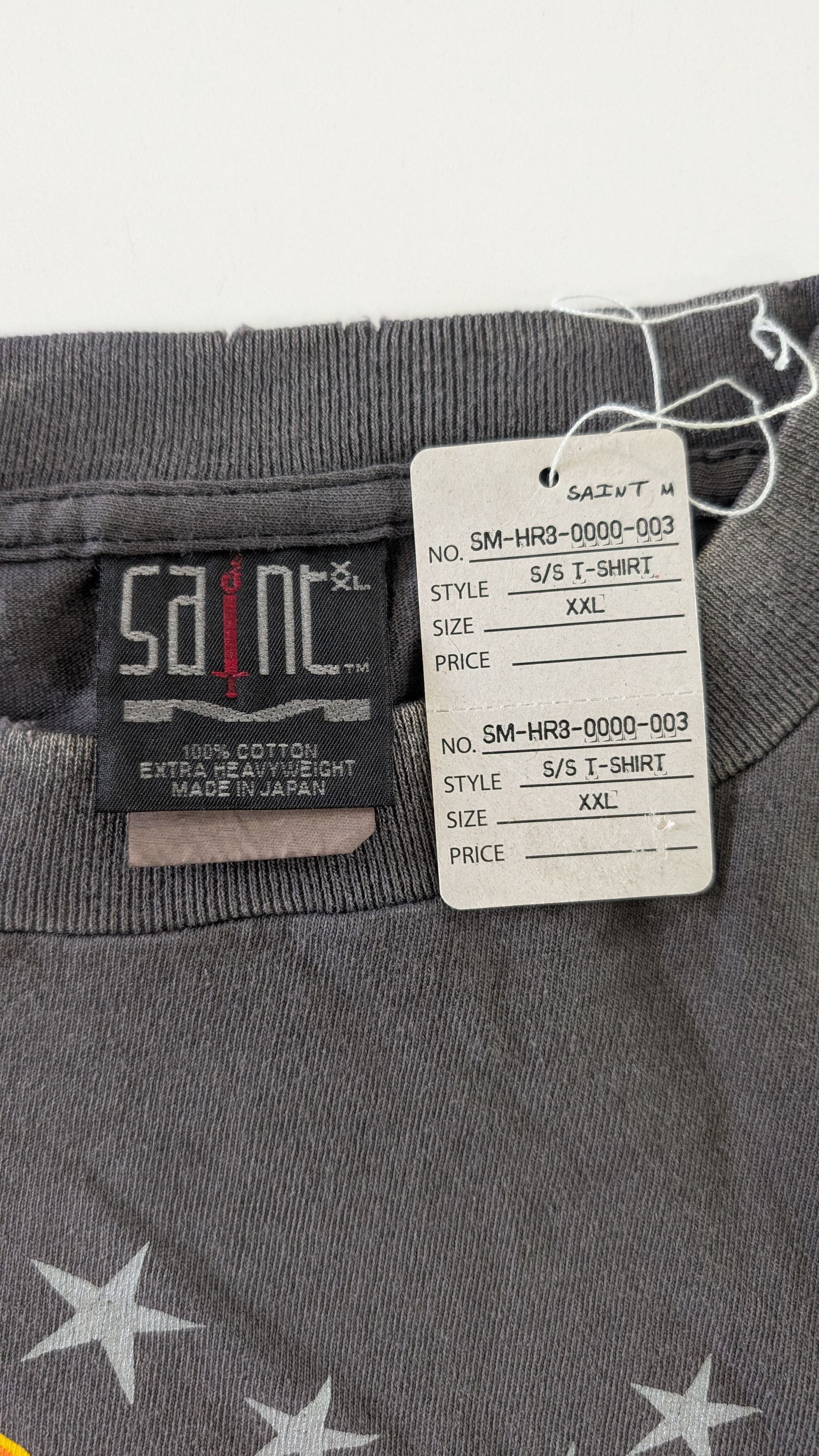 Saint Michael Saint Michael Delicate Bullsh*t T-Shirt Gray XXL Size US XXL / EU 58 / 5 - 4 Thumbnail