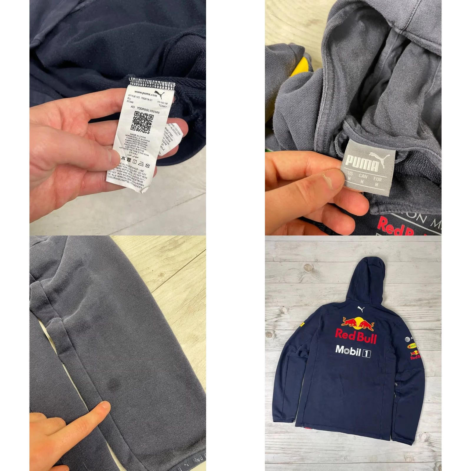 Puma Puma Red Bull Racing Honda Hoodie Sz M blue Nascar Men Size US M / EU 48-50 / 2 - 8 Thumbnail