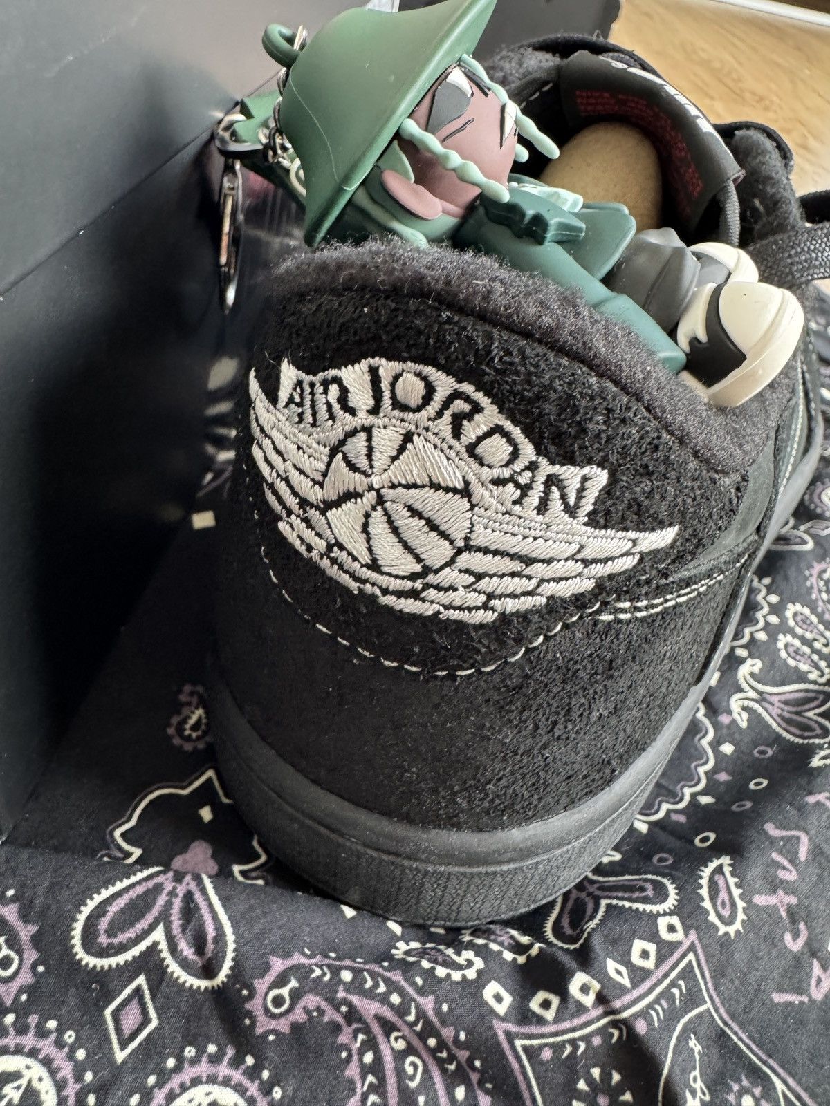 Jordan Brand × Travis Scott Travis Scott Low Black Phathom Size US 13 / EU 46 - 5 Thumbnail