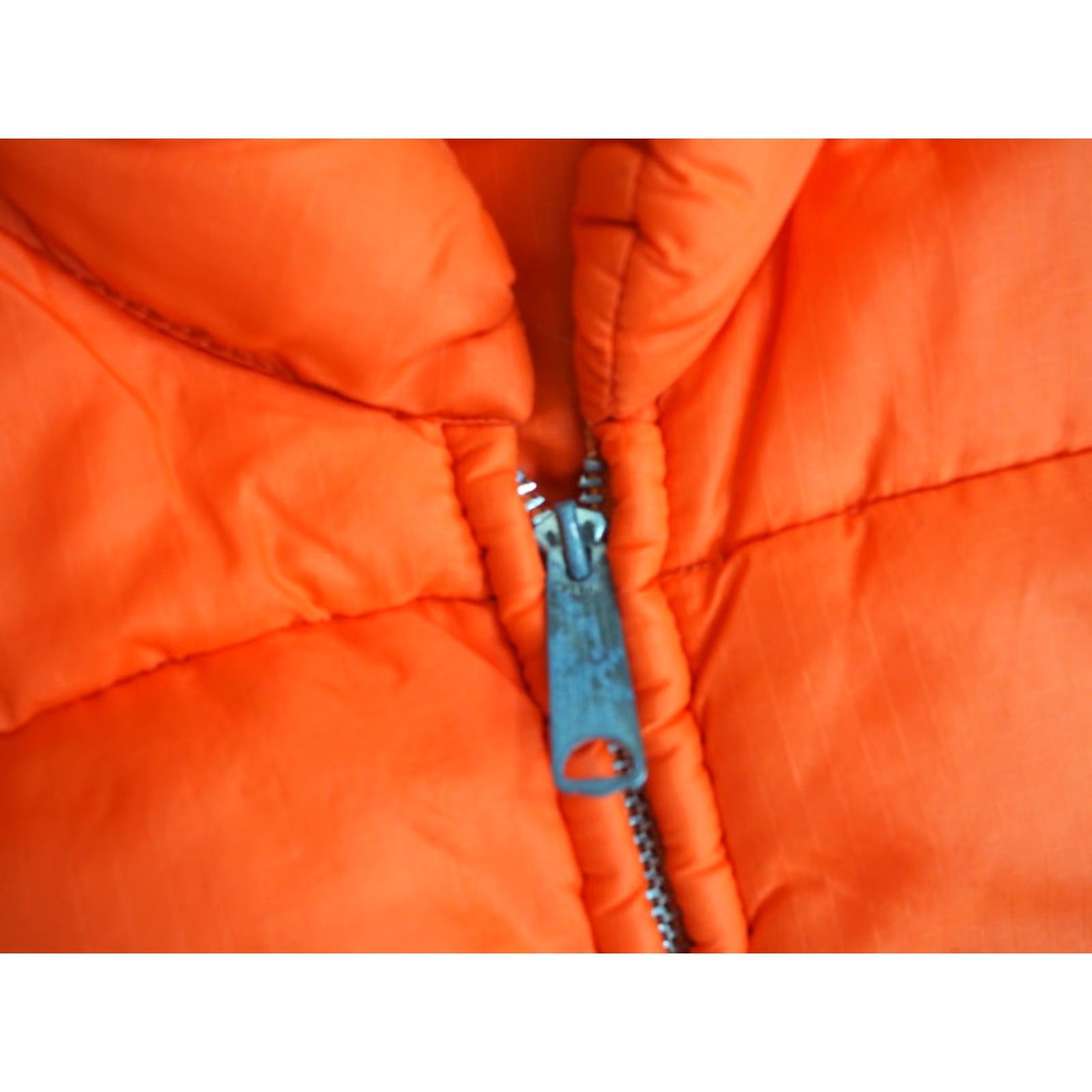 Vintage VTG Montgomery Ward Towncraft Faded Orange Talon Zip Puffer Vest Mens XL Size US XL / EU 56 / 4 - 5 Thumbnail
