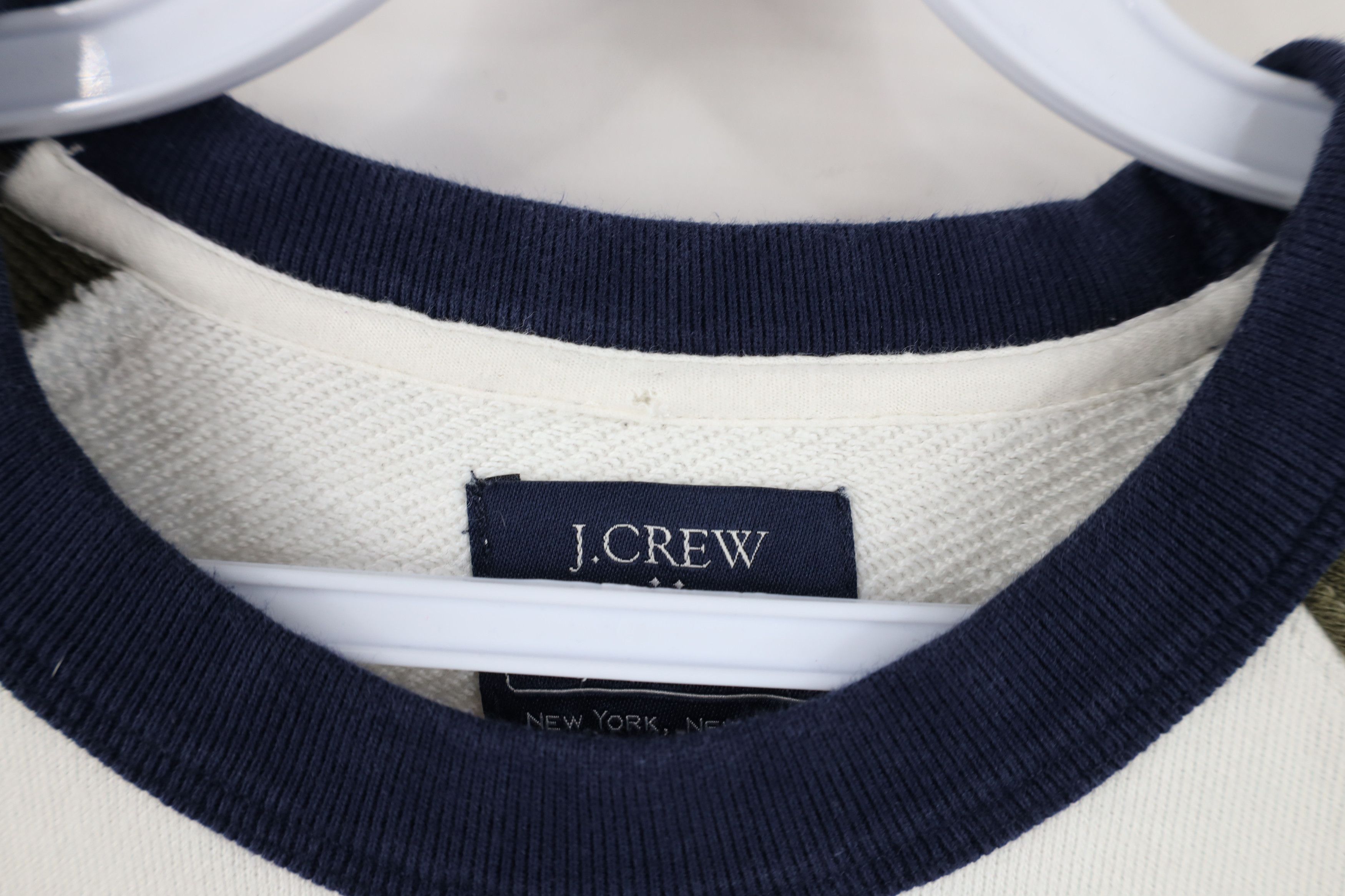 J.Crew J Crew Authentic Block French Terry Crewneck Sweatshirt Size M / US 6-8 / IT 42-44 - 4 Thumbnail