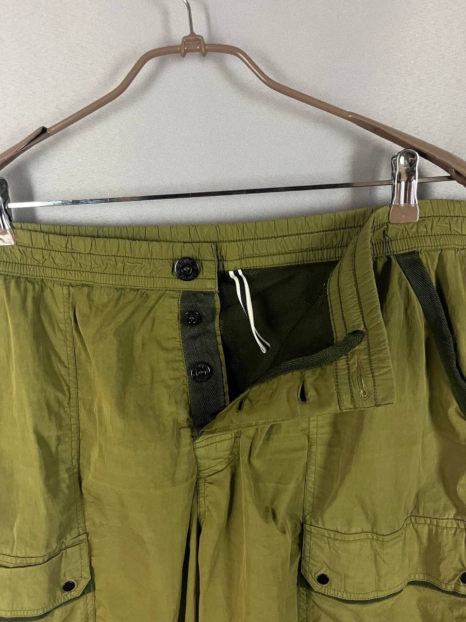Stone Island Stone Island Nylon Cargo Shorts Khaki Olive Size US 36 / EU 52 - 5 Thumbnail