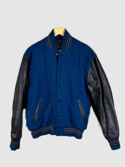 Other Men's Fashion Varsity Leather Jacket Streetwear Size US S / EU 44-46 / 1 - 1 Thumbnail