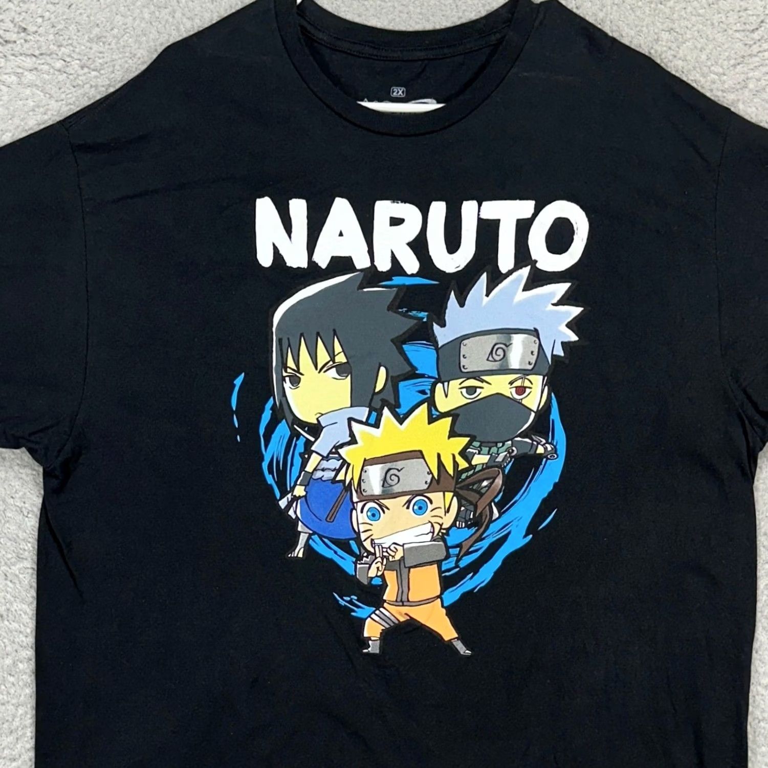 Ripple Junction VINTAGE Naruto Shippuden Unisex Anime Tee T-Shirt 2X Black Short Sleeve Ripple Junction Size US XXL / EU 58 / 5 - 2 Thumbnail